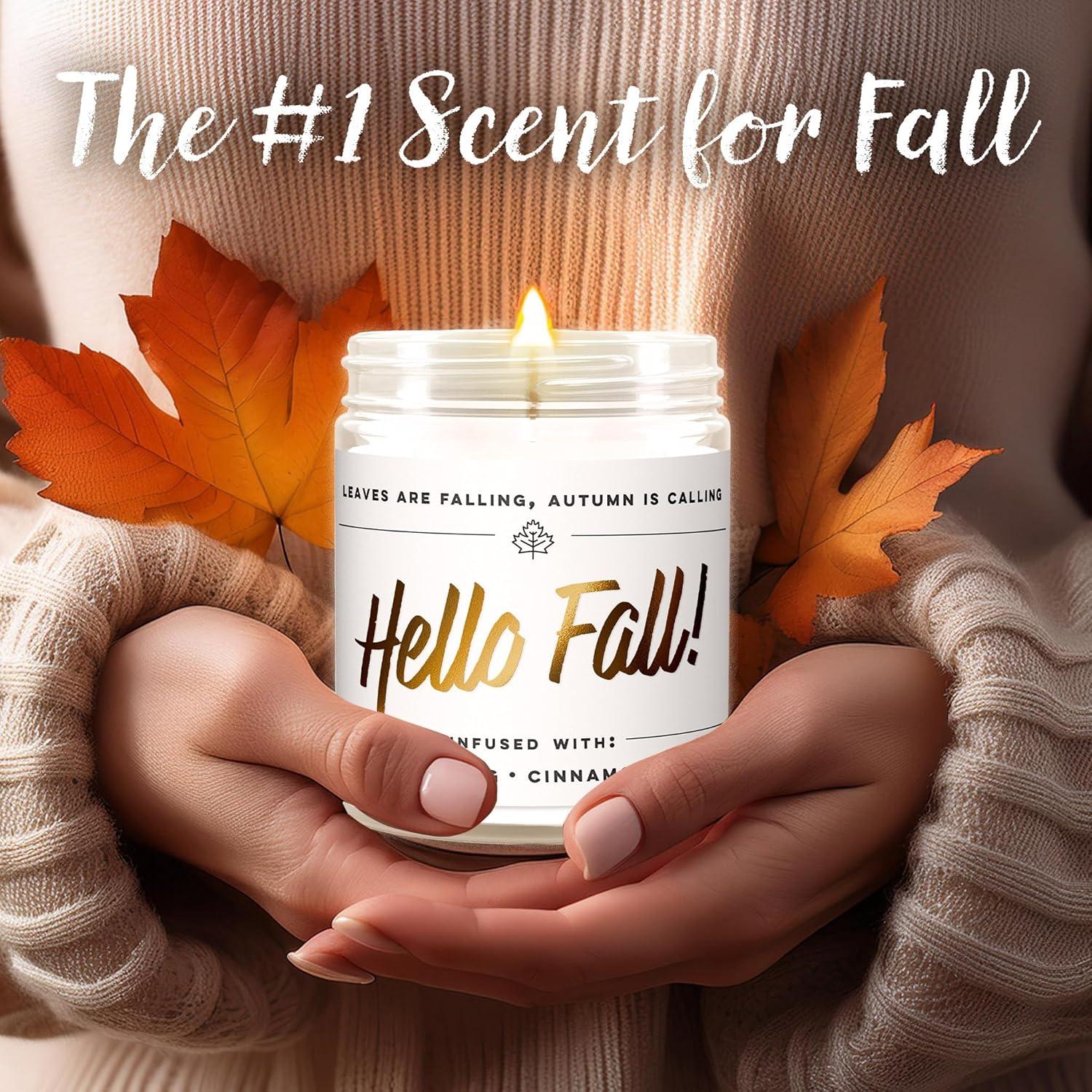 Vela Aromatizada de Soja Hola Otoño WAX & WIT - 255g