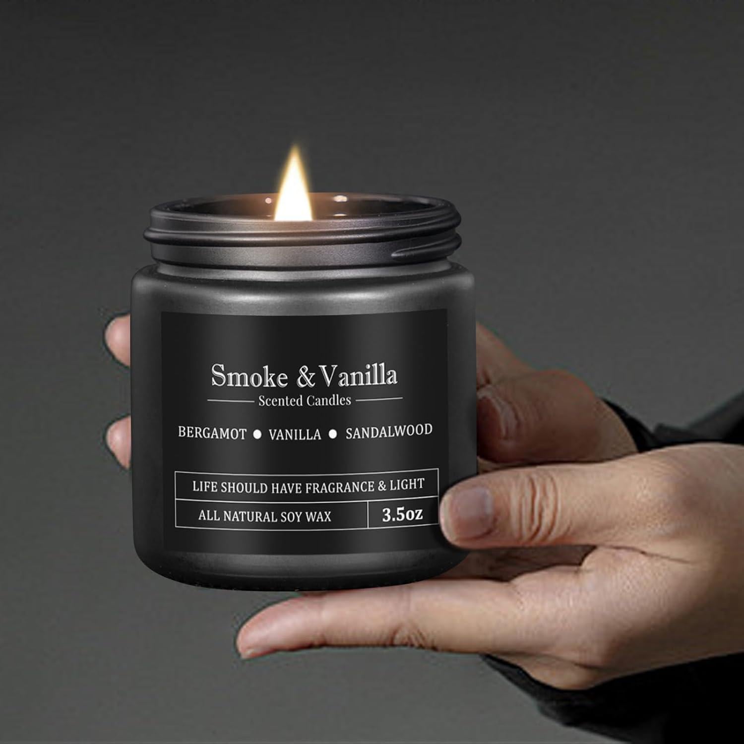 Set de Velas Aromáticas para Hombres - 8 Fragancias Premium