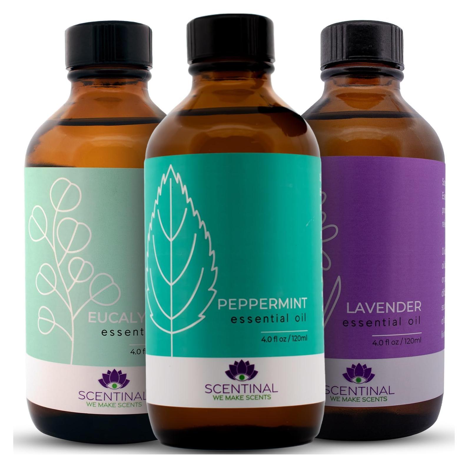 Aceite Esencial Puro Scentinal - 120ml con Gotero - Variedad