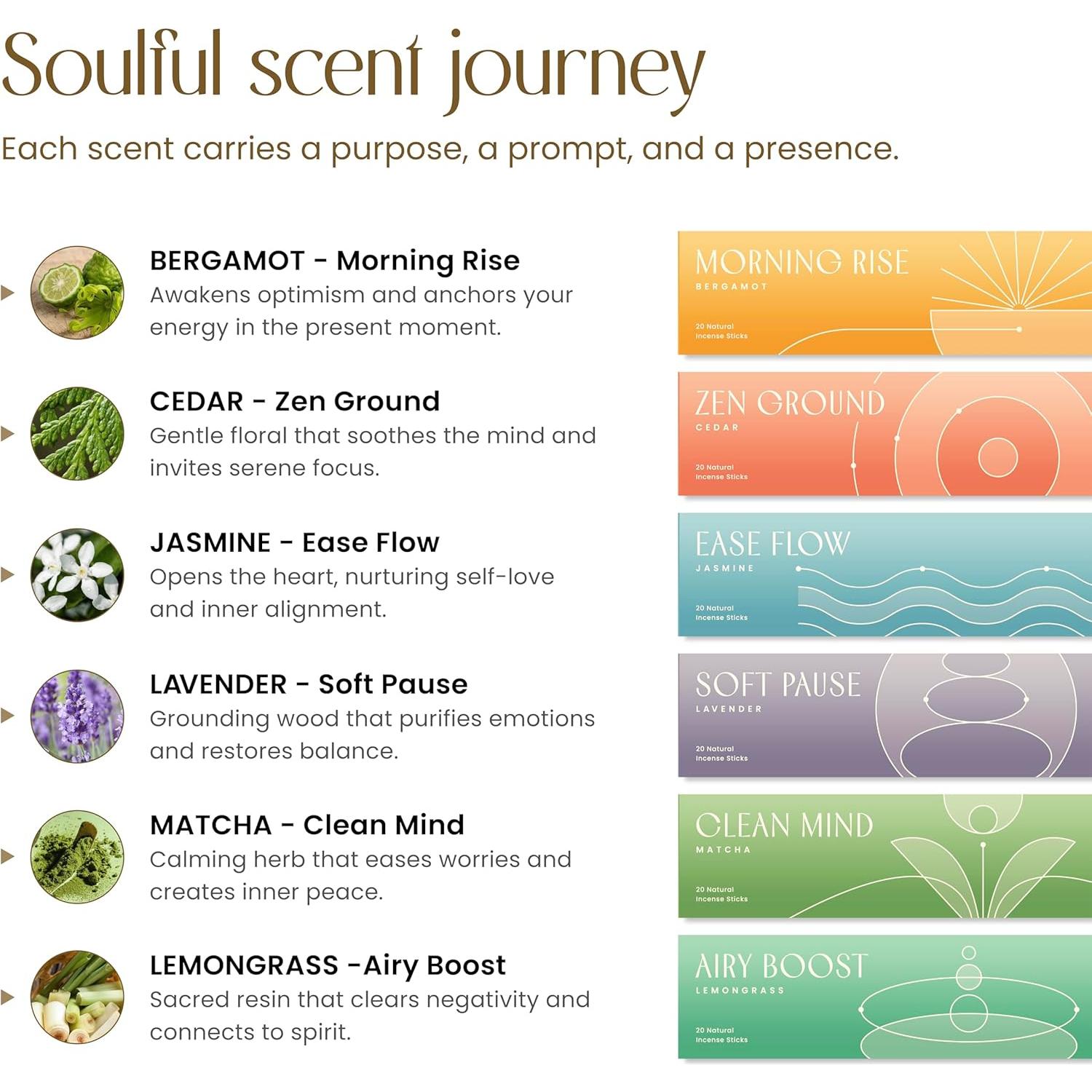 Palitos de Incienso Urban Zen Varonite - 120 Unidades