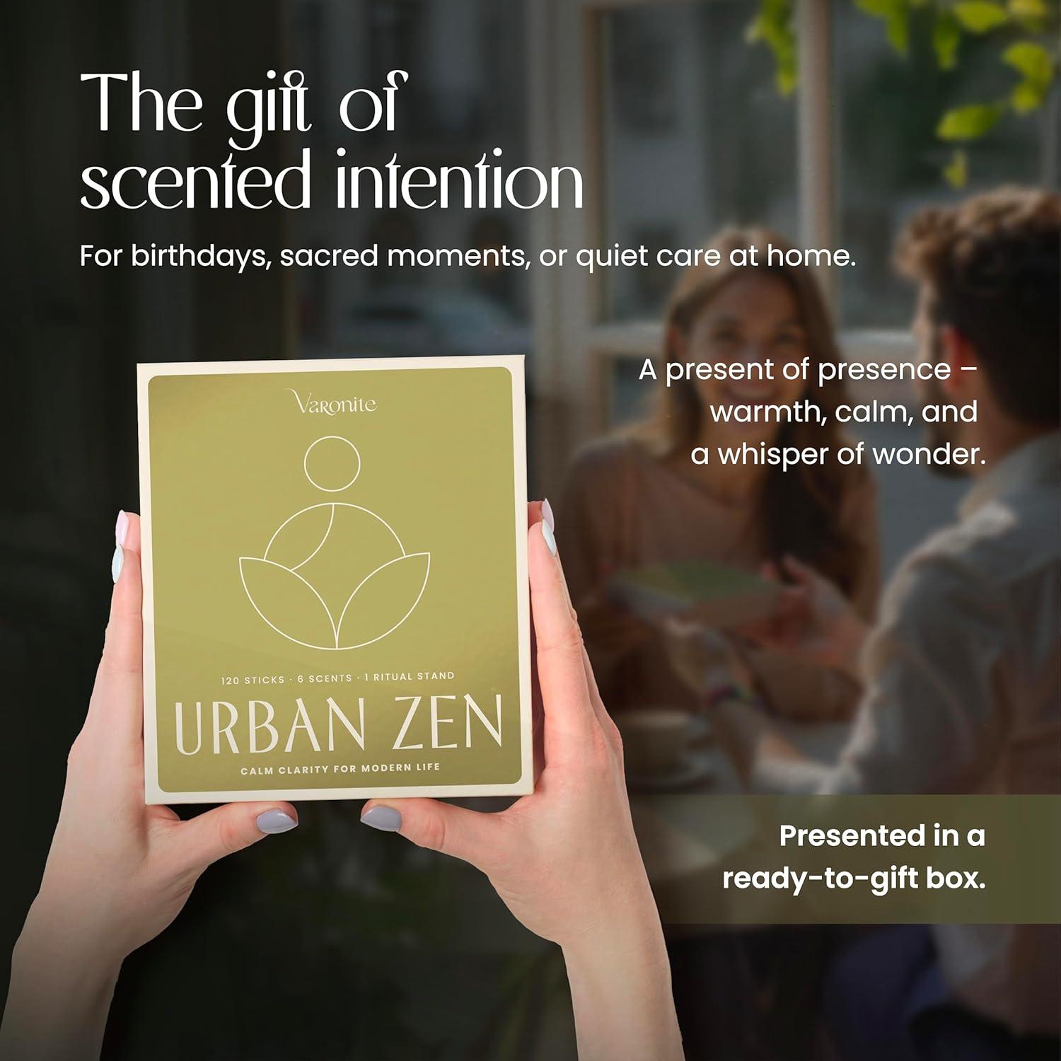 Palitos de Incienso Urban Zen Varonite - 120 Unidades