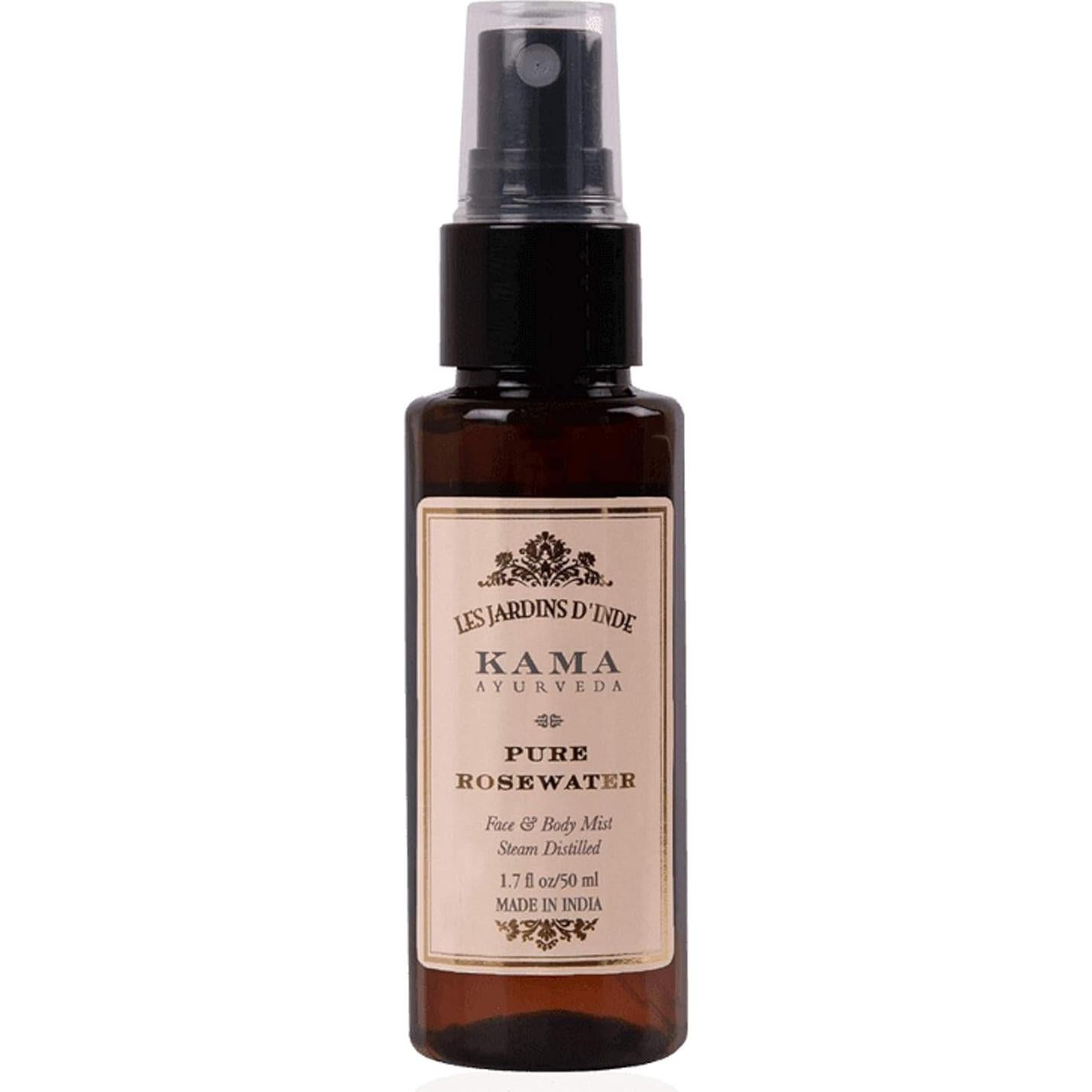 Agua de Rosa Pura Orgánica Kama Ayurveda 50ML - Astringente Natural