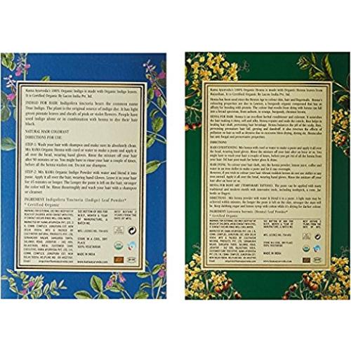 Kit de Coloración Capilar Orgánico Kama Ayurveda 200g