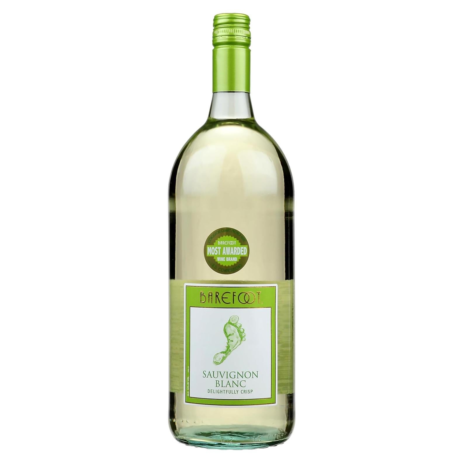 Vino Blanco Barefoot Sauvignon Blanc 1.5 L - Refrescante