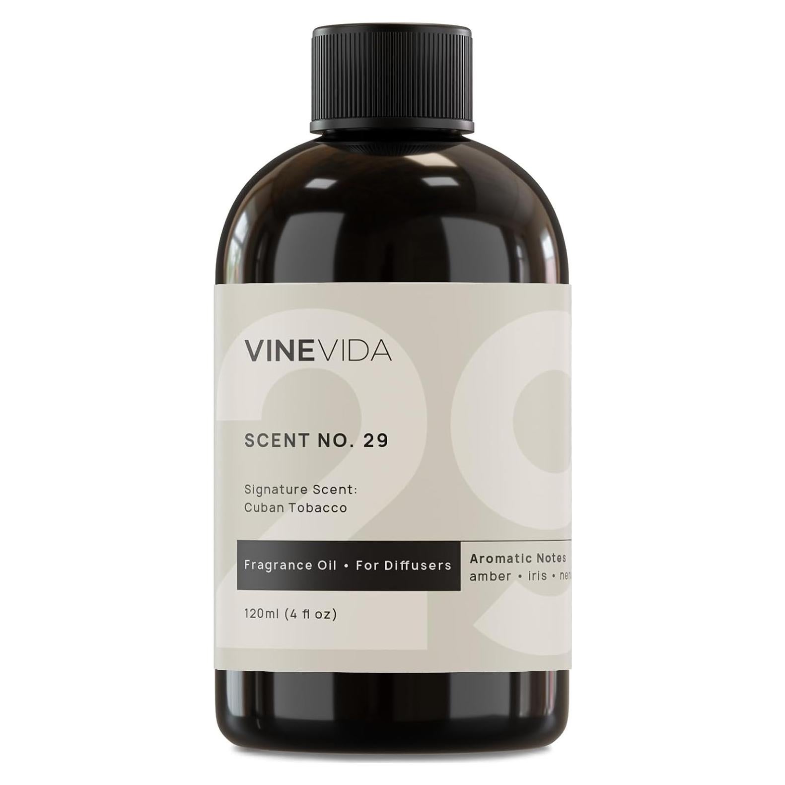 Aceite de Fragancia VINEVIDA 118 ml Tabaco Cubano para Difusores