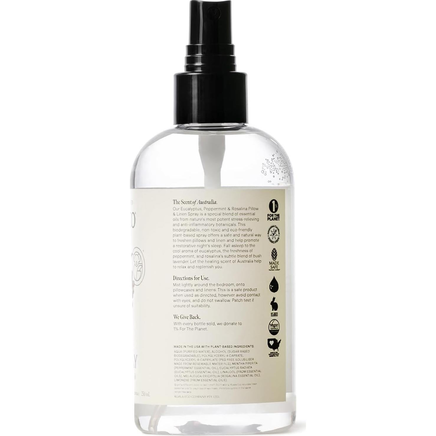 Spray Aromático de Almohada Koala Eco - Eucalipto y Menta 238ml