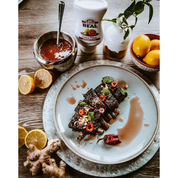 Jarabe de Guayaba Reàl Infused Exotics - Paquete de 3 Botellas 500ml