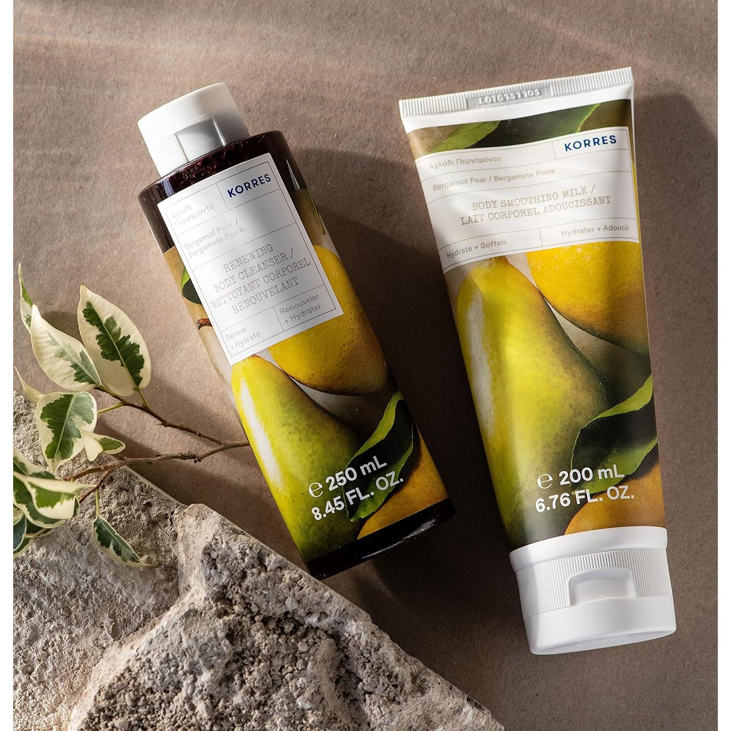 KORRES Paquete Corporal Pera de Bergamota 2 Piezas 375 ml
