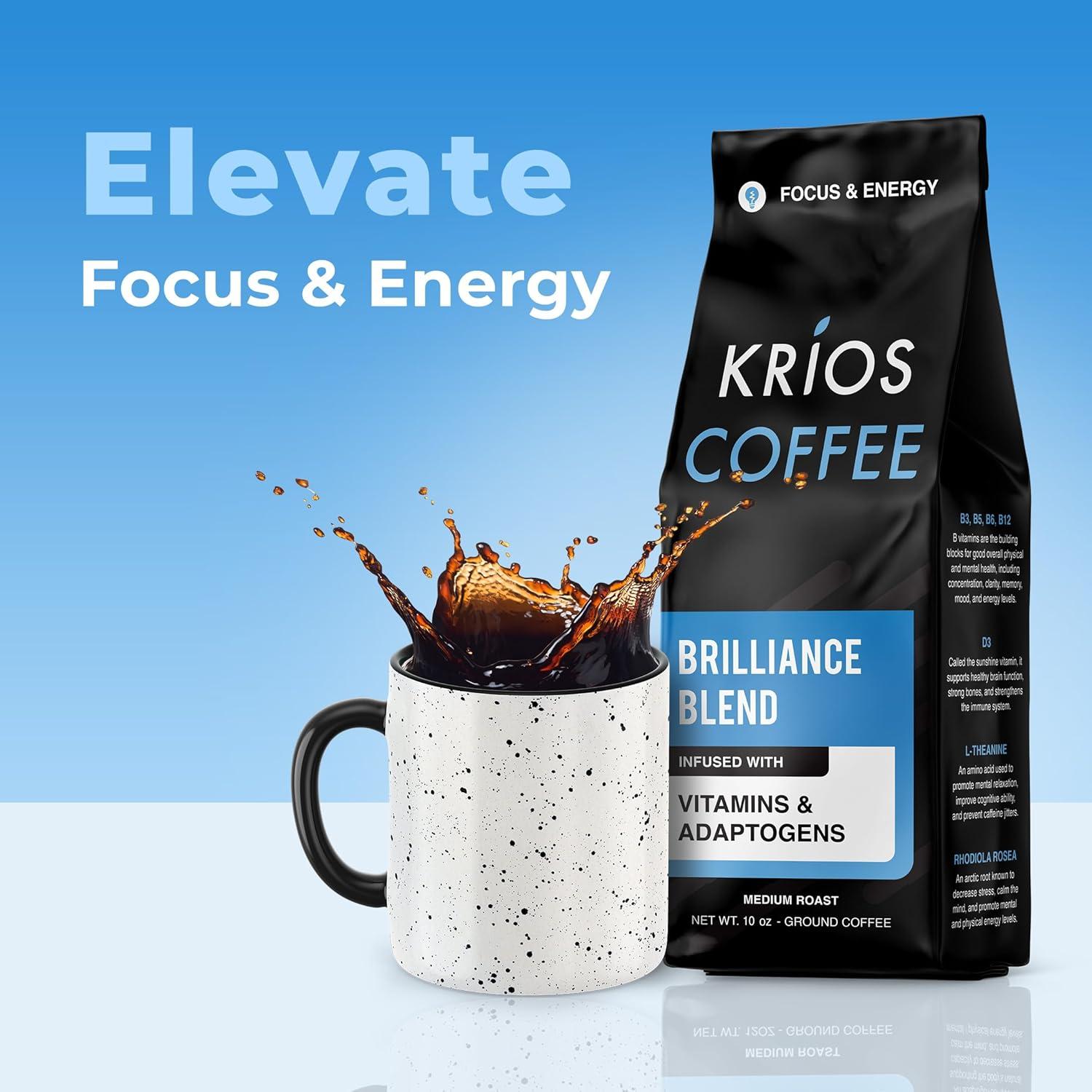 Café Molido Krios Brillante 283.5 g Tostado Medio Energía