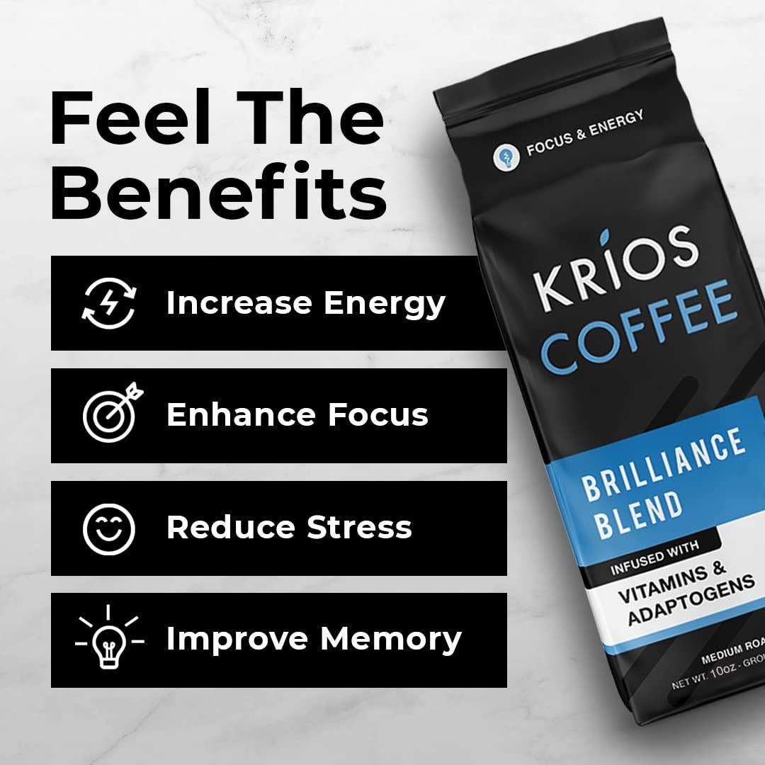 Café Molido Krios Brillante 283.5 g Tostado Medio Energía