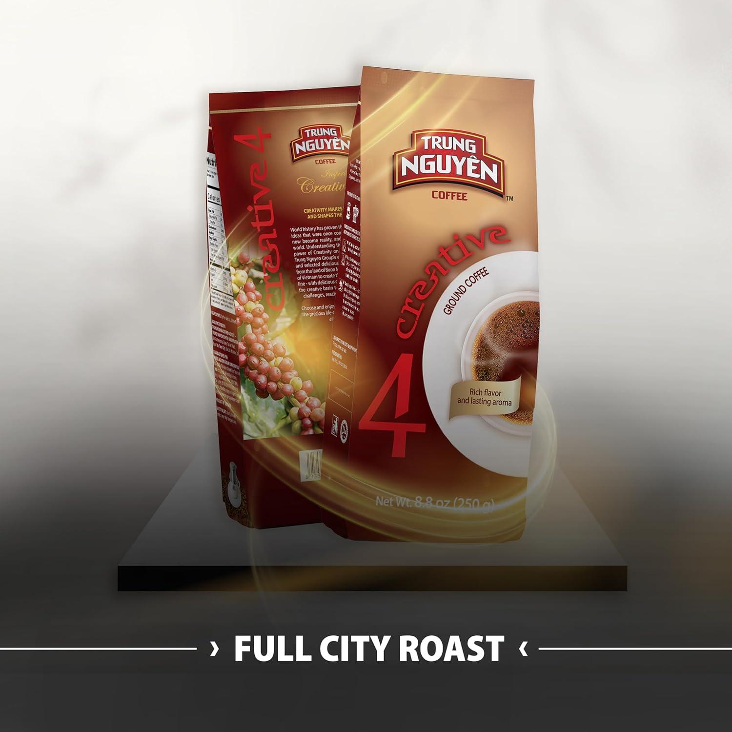 Café Molido Trung Nguyen Creativo 4, 248 Gr, Mezcla Arábica Robusta