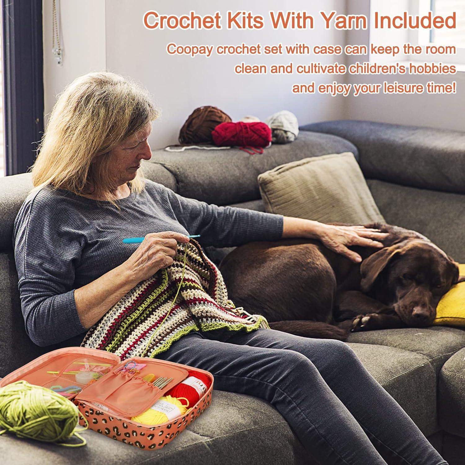 Kit de Crochet Coopay 58PCS para Principiantes Ergonómico