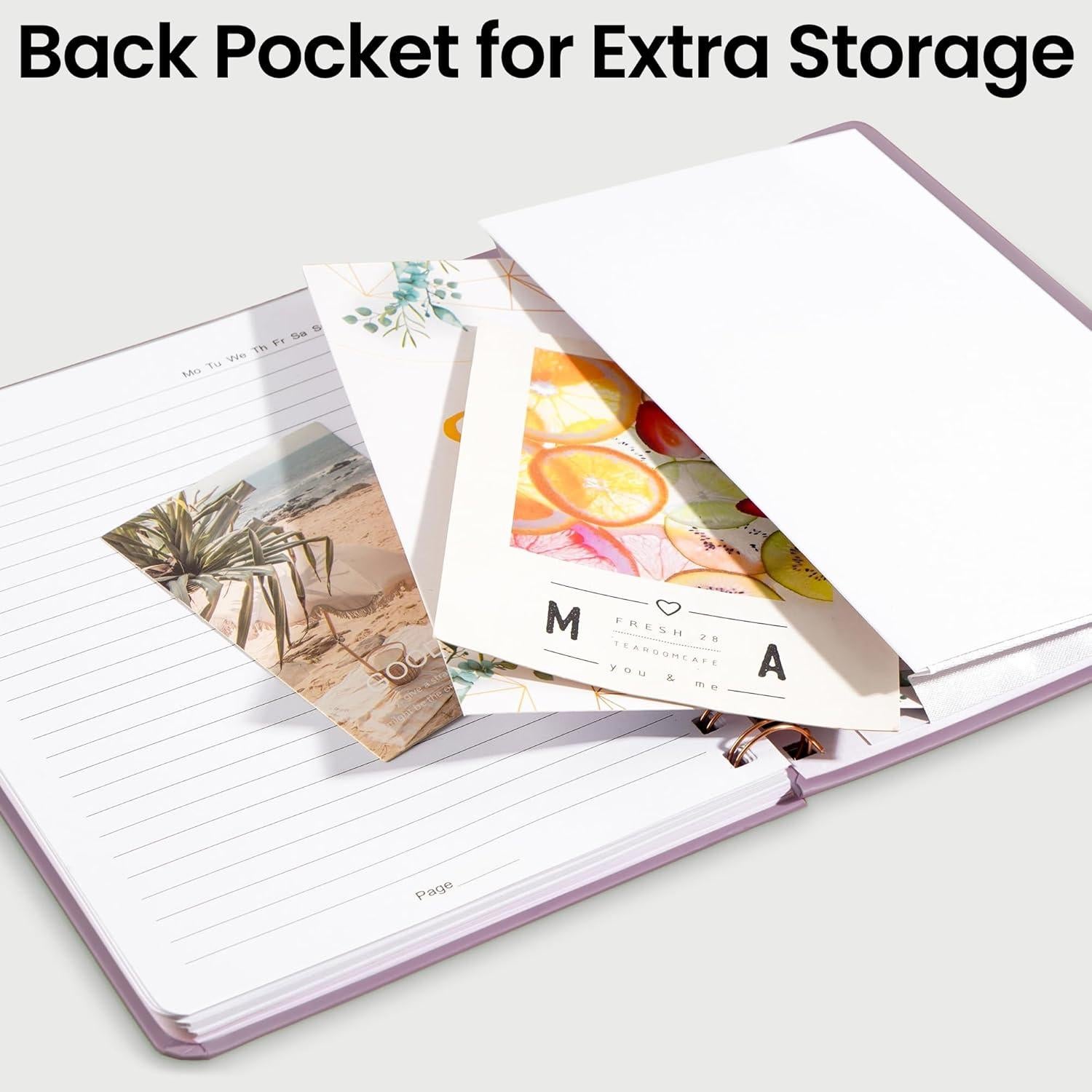 Cuaderno Espiral Tapa Dura CICPAP A5 Rayado Púrpura