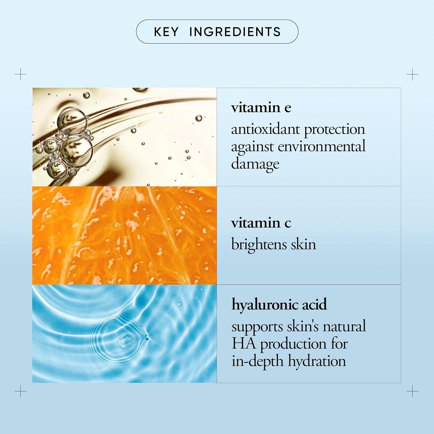 Suero Facial Reafirmante Filosofía 29.57 ml - Vitamina C, E y Ácido Hialurónico