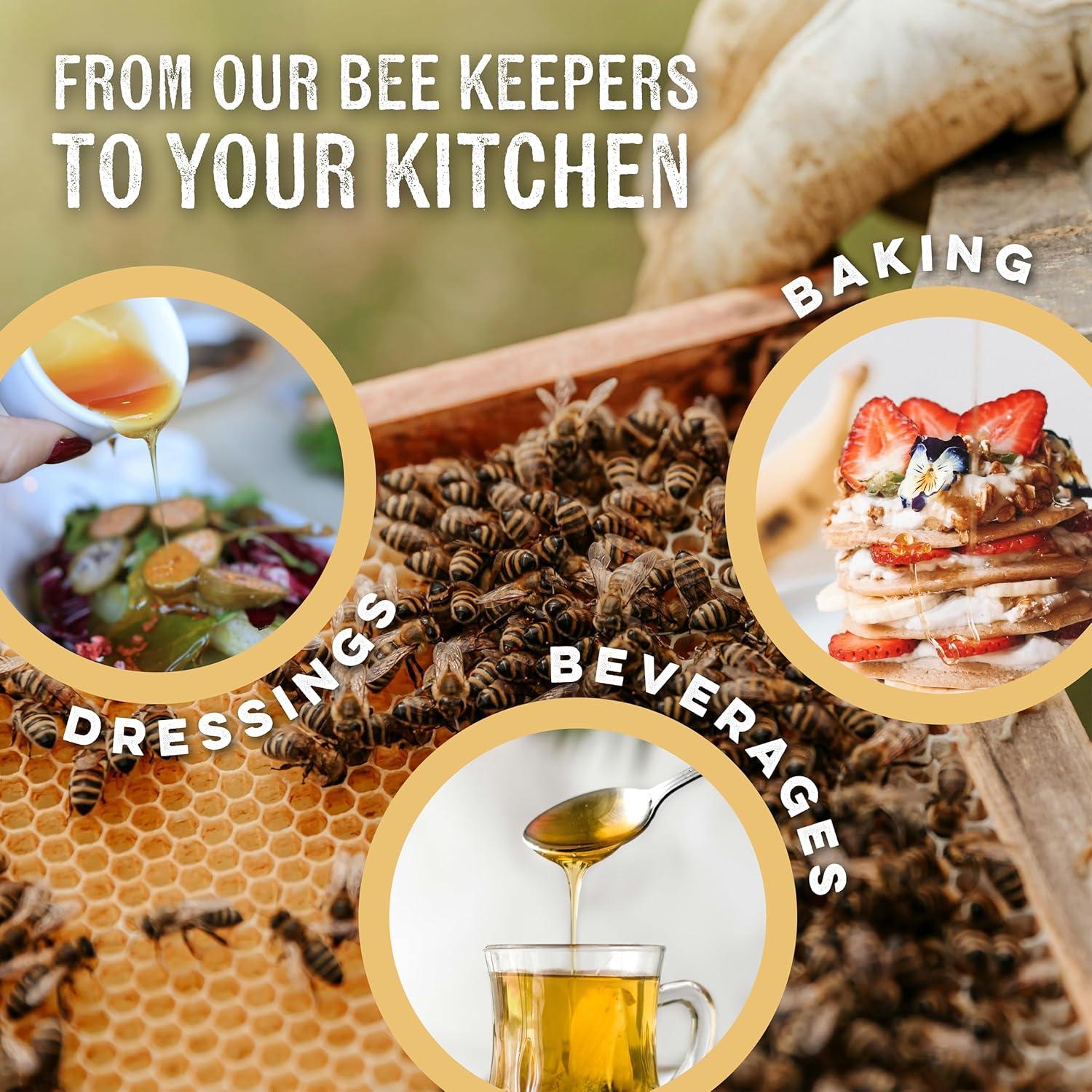 Complejo de Miel Cruda Goshen - 4 Tipos de Miel y Productos de Colmena 454g