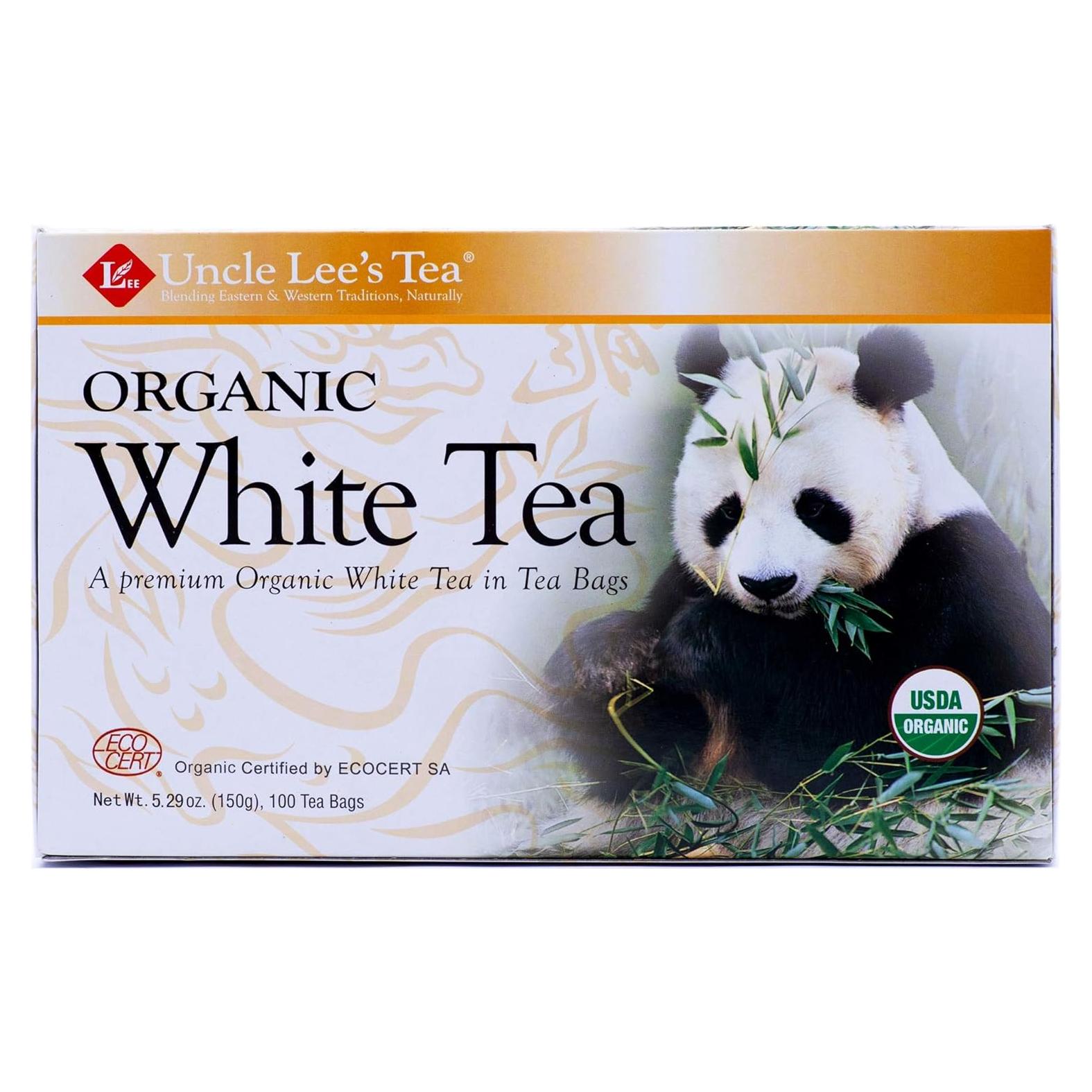 Té Blanco Orgánico 100 Bolsas Uncle Lee's - Bai Mu Dan