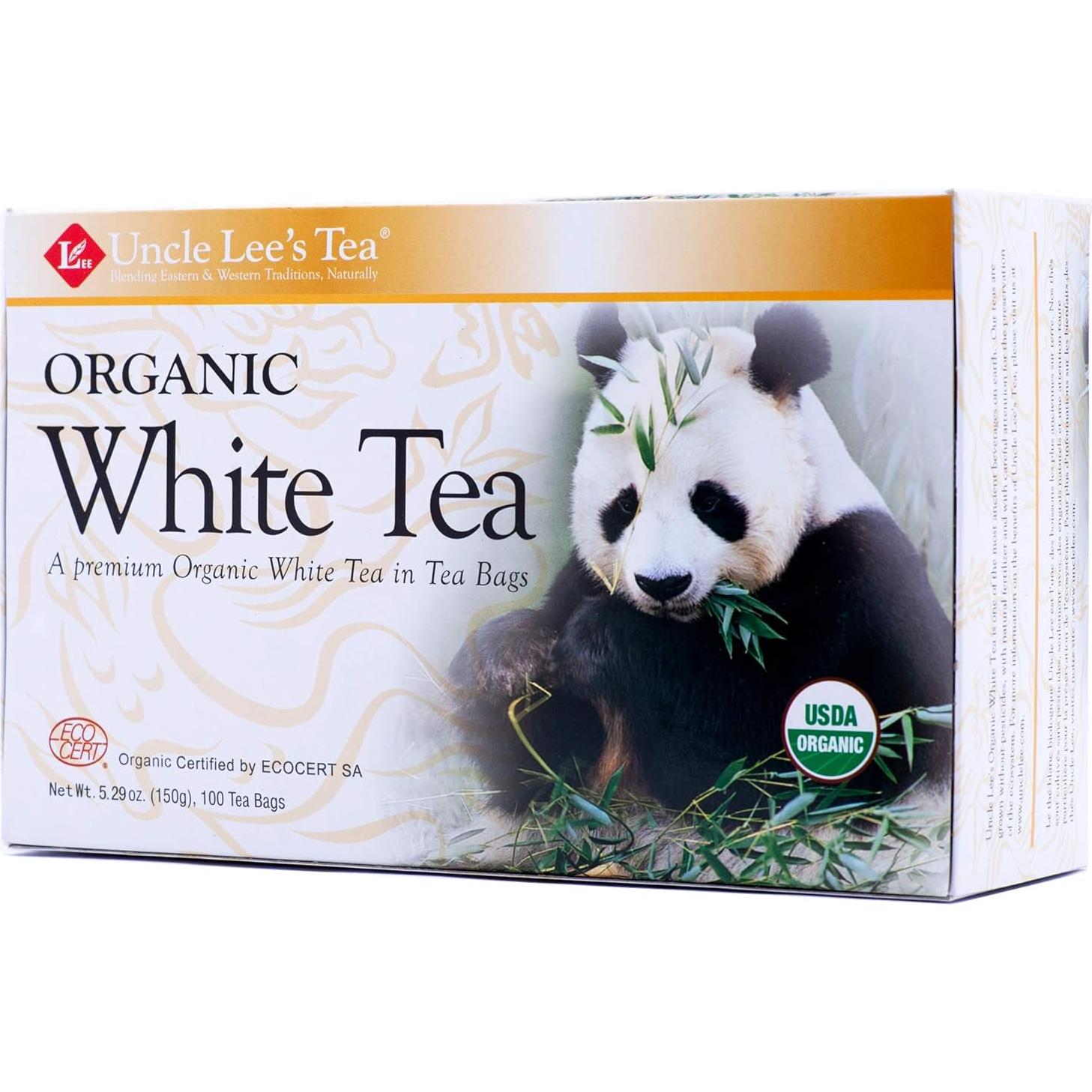 Té Blanco Orgánico 100 Bolsas Uncle Lee's - Bai Mu Dan