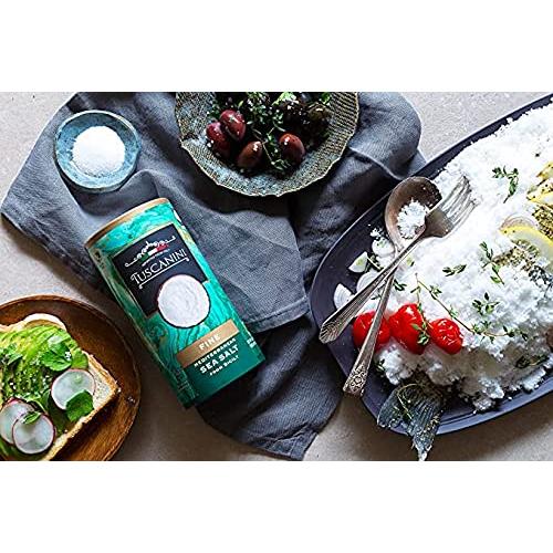 Sal Marina Fina Tuscanini 907g (Paquete de 2) - Auténtica de Sicilia