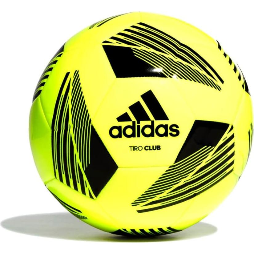 Balón de Fútbol Adidas Tiro Club Tamaño 5 Amarillo/Negro