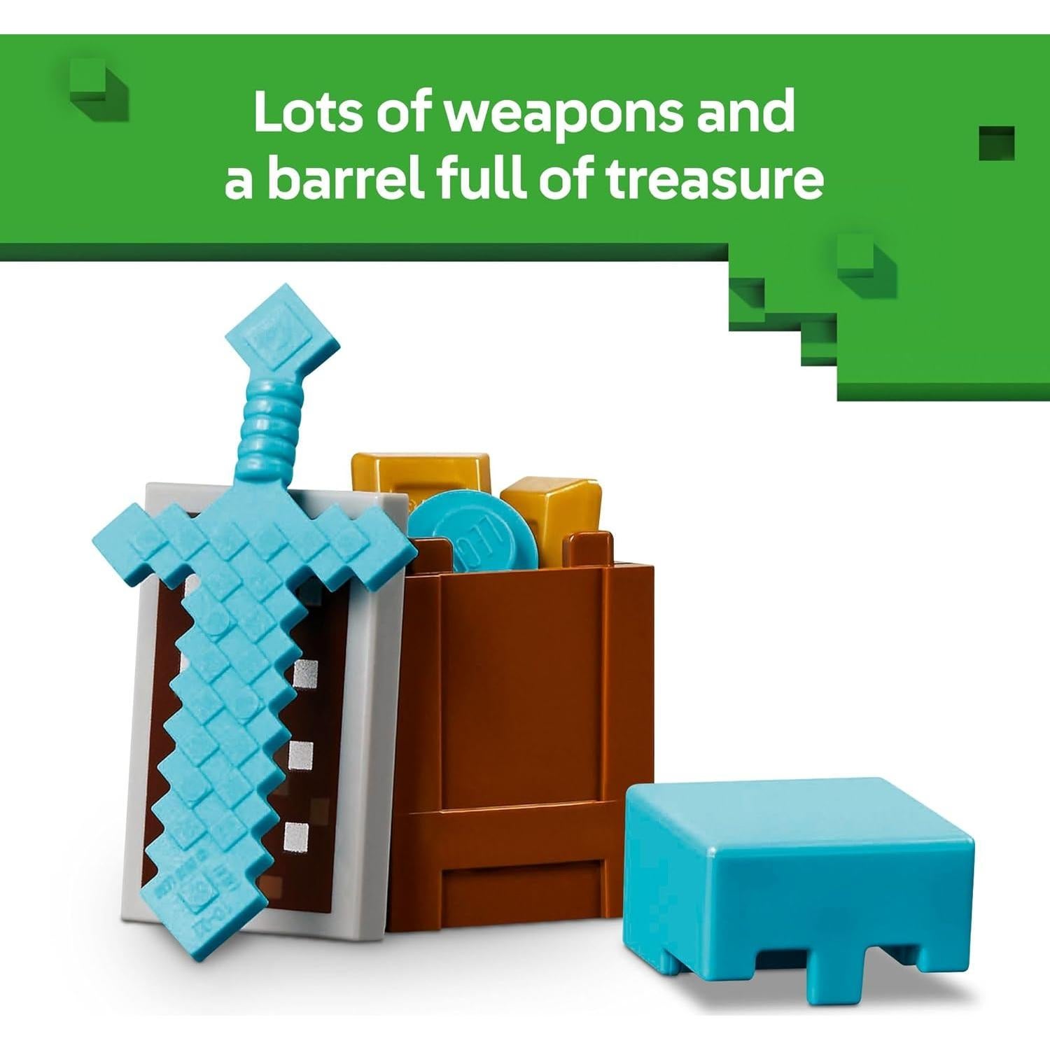 LEGO Minecraft Patrulla del Desierto Illager 4 Figuras 21267