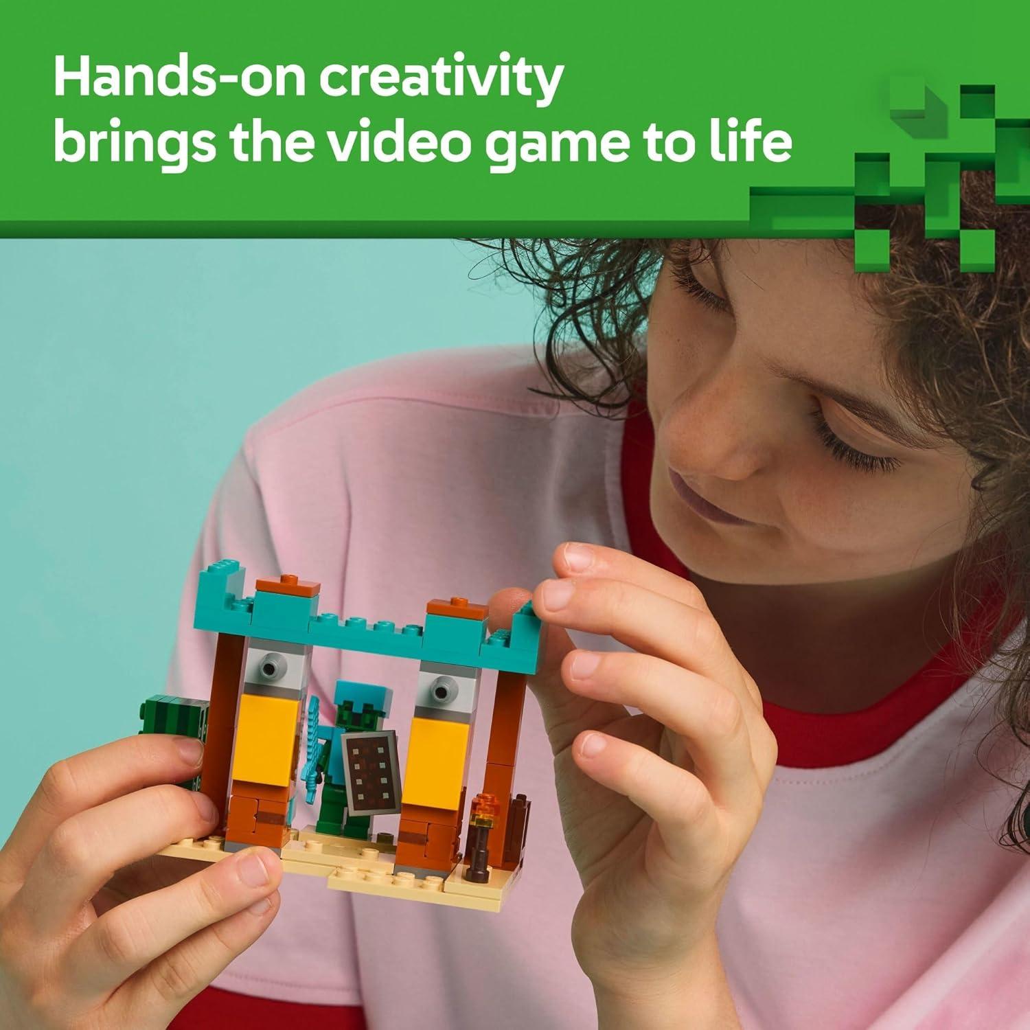 LEGO Minecraft Patrulla del Desierto Illager 4 Figuras 21267