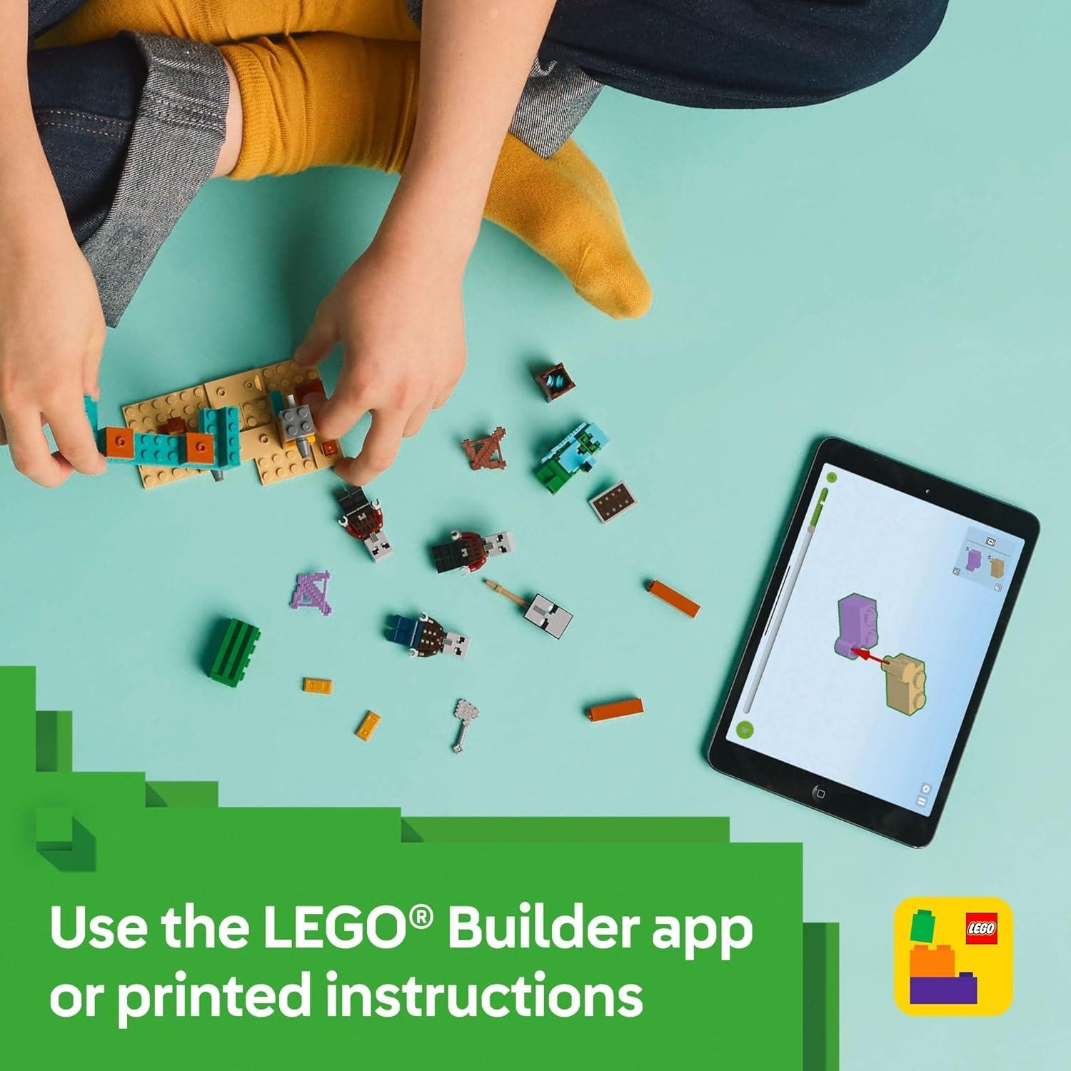 LEGO Minecraft Patrulla del Desierto Illager 4 Figuras 21267