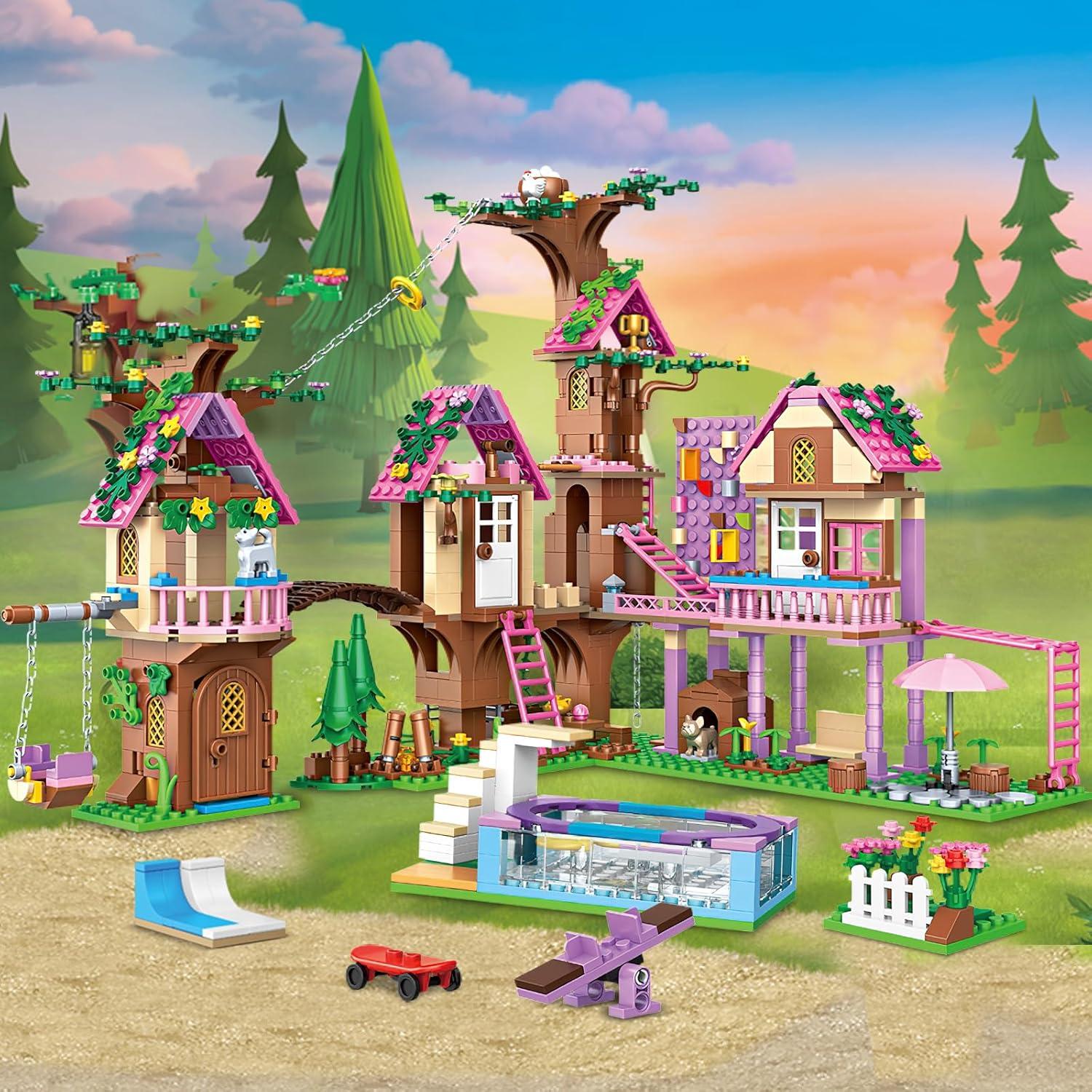 Juego de Construcción Casa en el Árbol Shantou 1050 Piezas