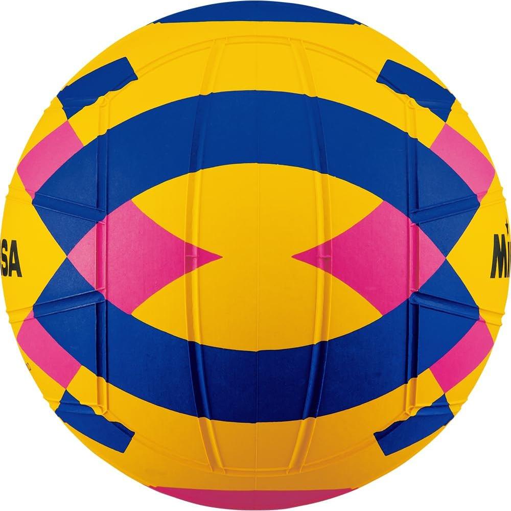 Pelota de Waterpolo Mikasa Hombre 22cm Goma Amarillo/Rosa/Azul