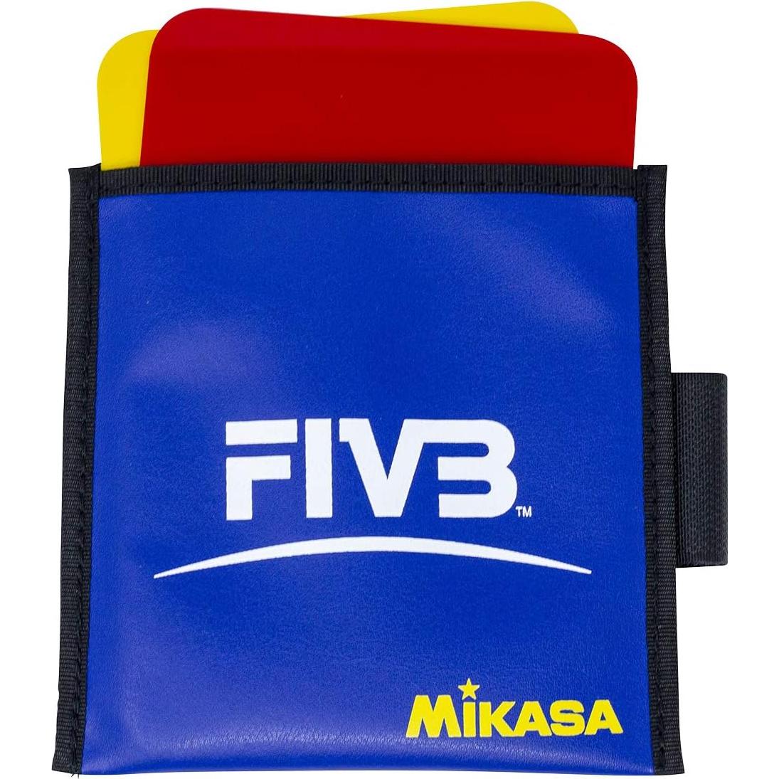 Tarjetas de Árbitro de Voleibol Mikasa VK Roja/Amarilla