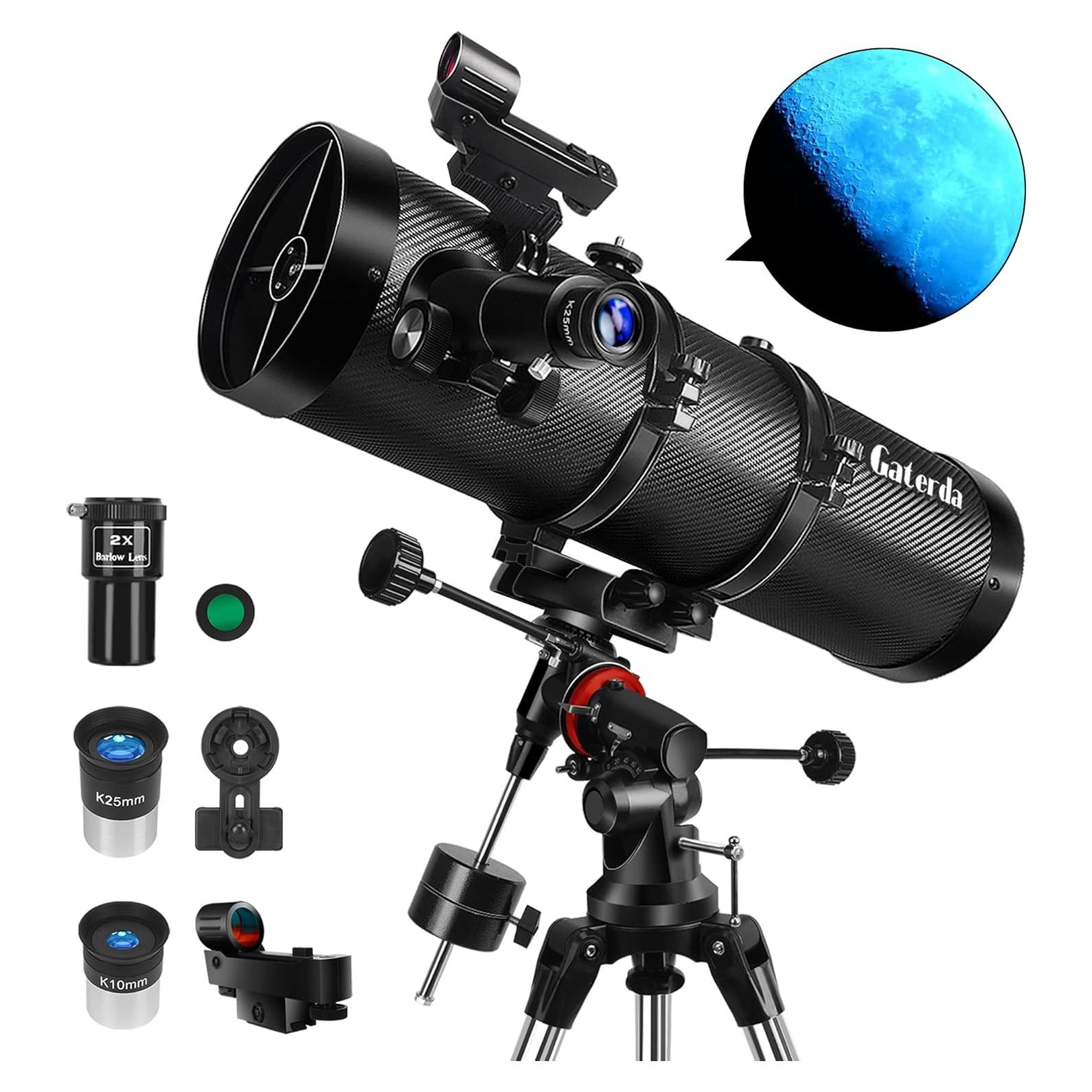 Telescopio Reflector Gaterda 150EQ Astronomía 150mm