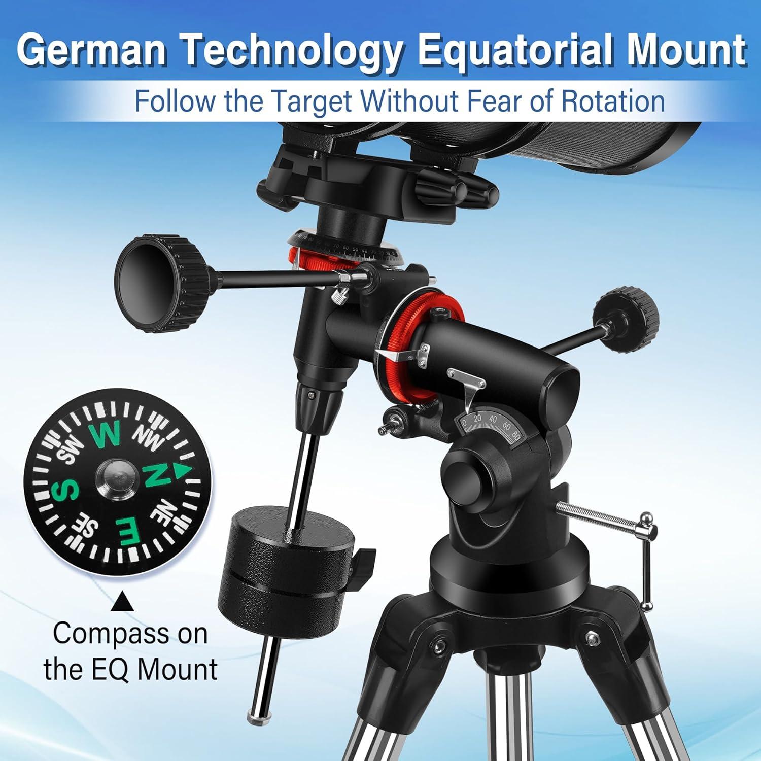 Telescopio Reflector Gaterda 150EQ Astronomía 150mm