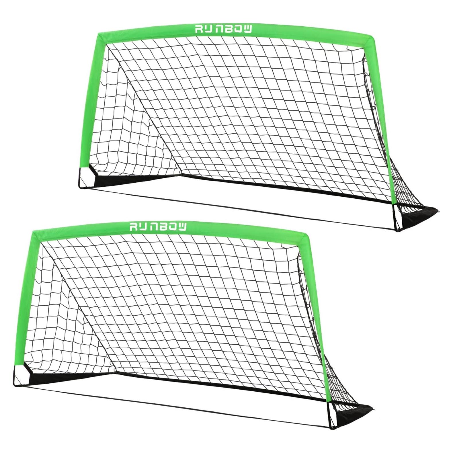 Portería de Fútbol RUNBOW 183x122 cm Plegable con Bolsa