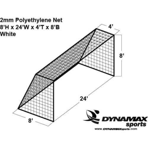 Red de Portería de Fútbol Dynamax Sports 2.44m x 7.32m