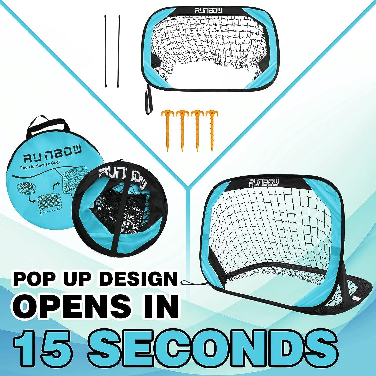 Meta de Fútbol Plegable RUNBOW 1.01x0.67m con Bolsa