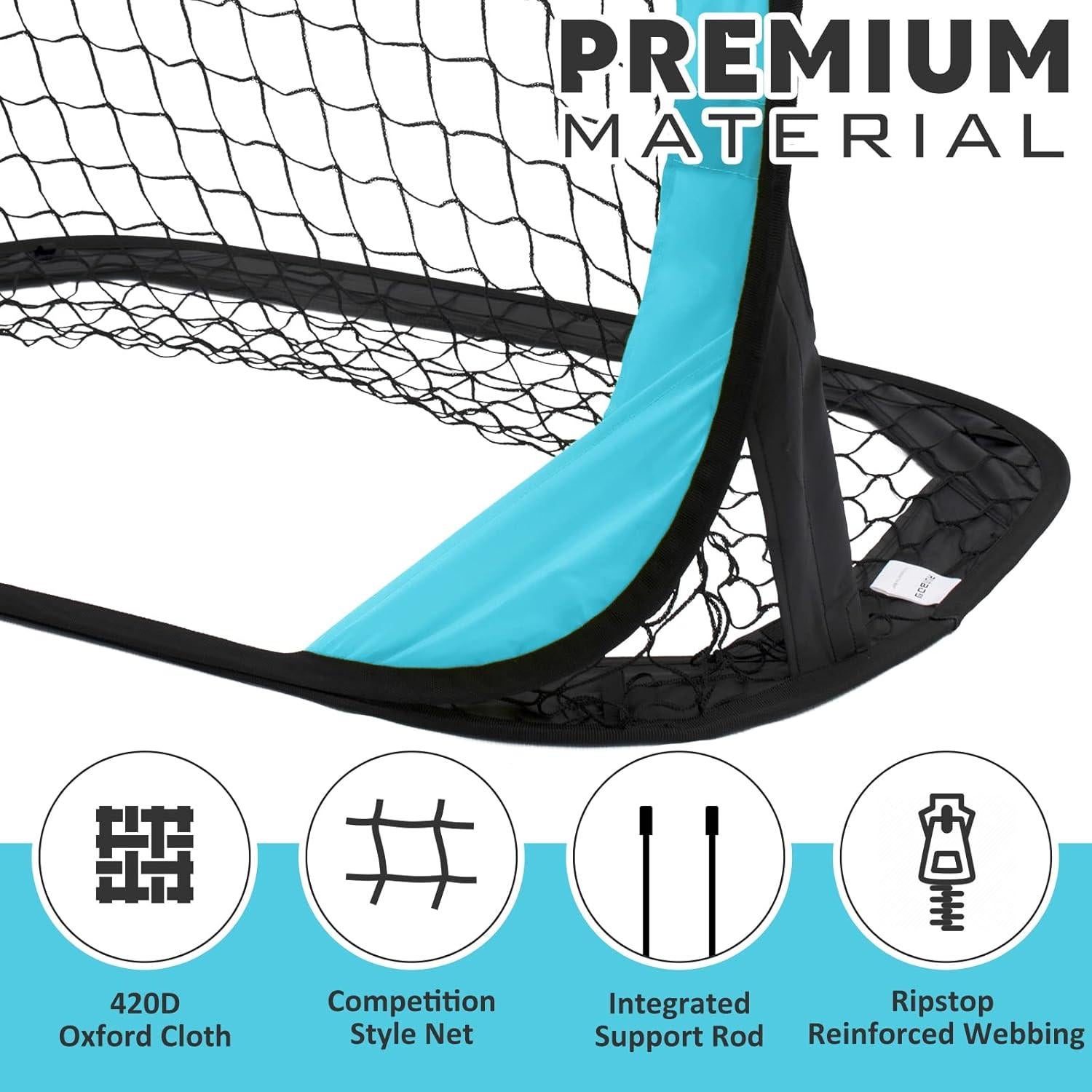 Meta de Fútbol Plegable RUNBOW 1.01x0.67m con Bolsa