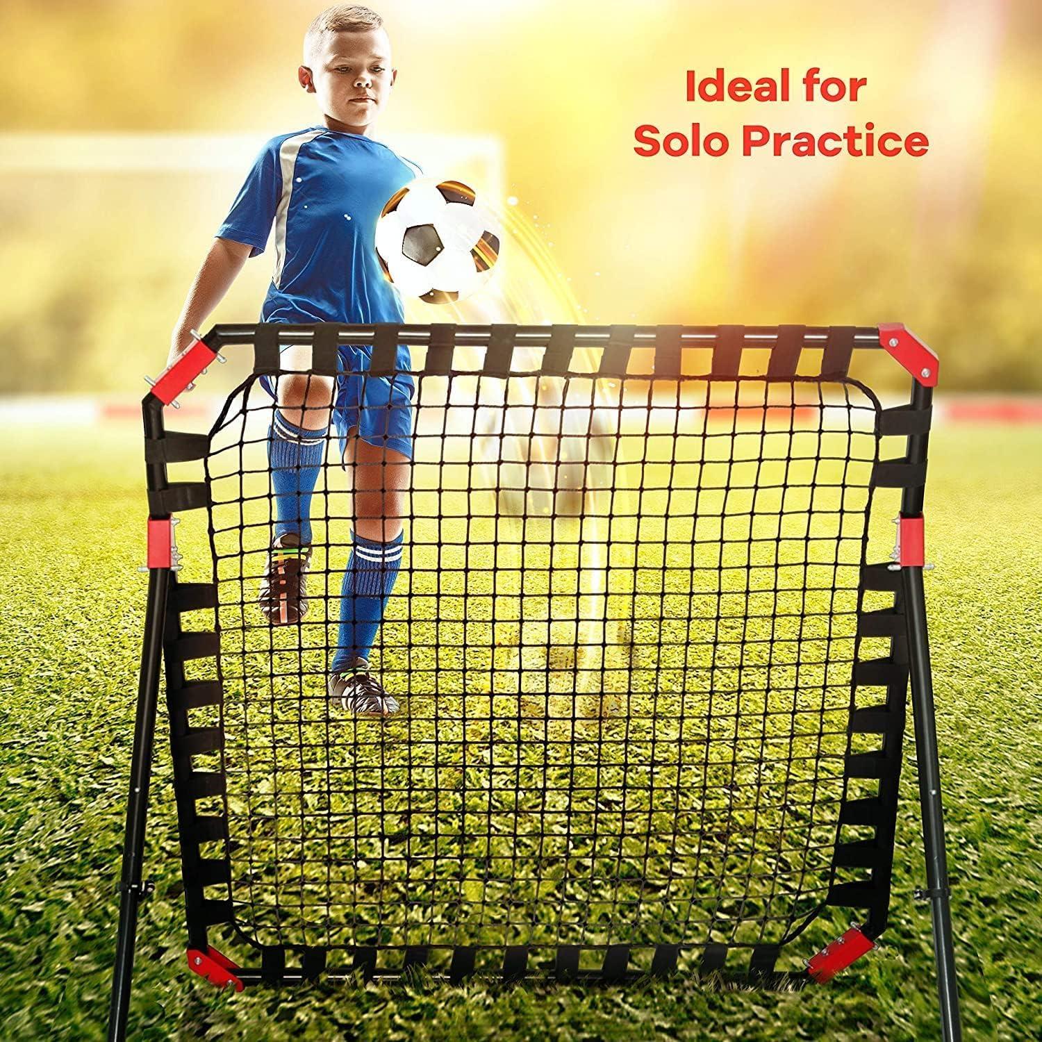 Rebotador de Fútbol Portátil NET PLAYZ 1.22m x 1.22m Ajustable