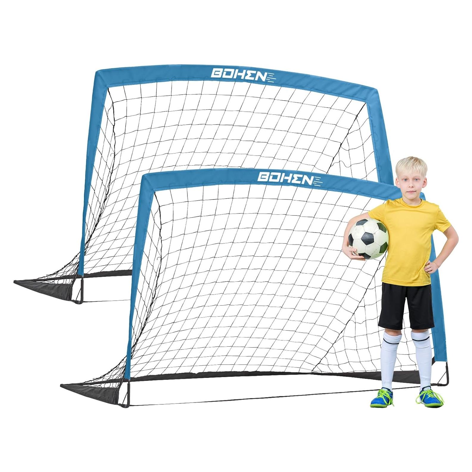 Gol de Fútbol Portátil BOHEN 1.52x0.91m con Bolsa de Transporte