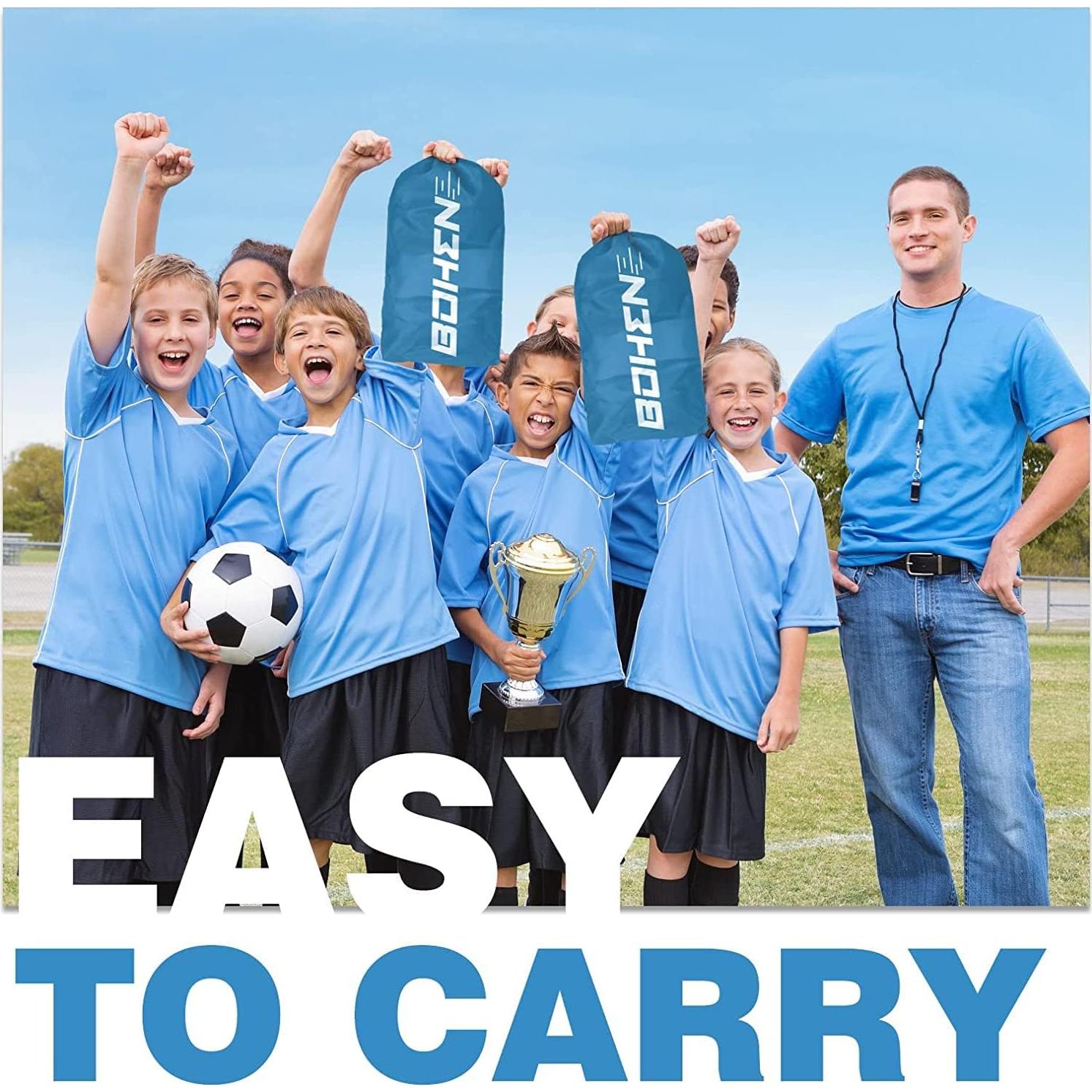 Gol de Fútbol Portátil BOHEN 1.52x0.91m con Bolsa de Transporte