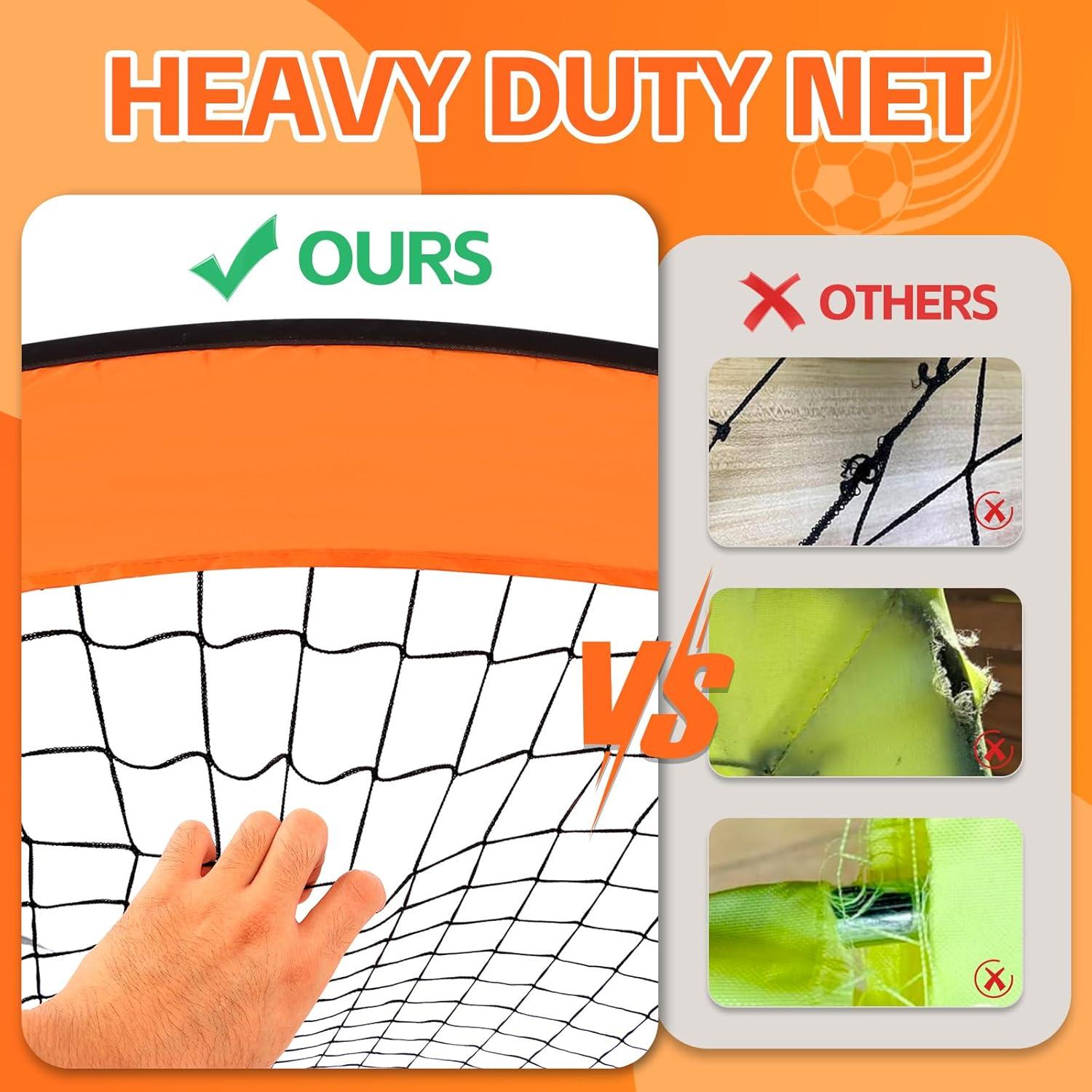 Portería de Fútbol Plegable YUUKILAX 1.0x0.7m Portátil