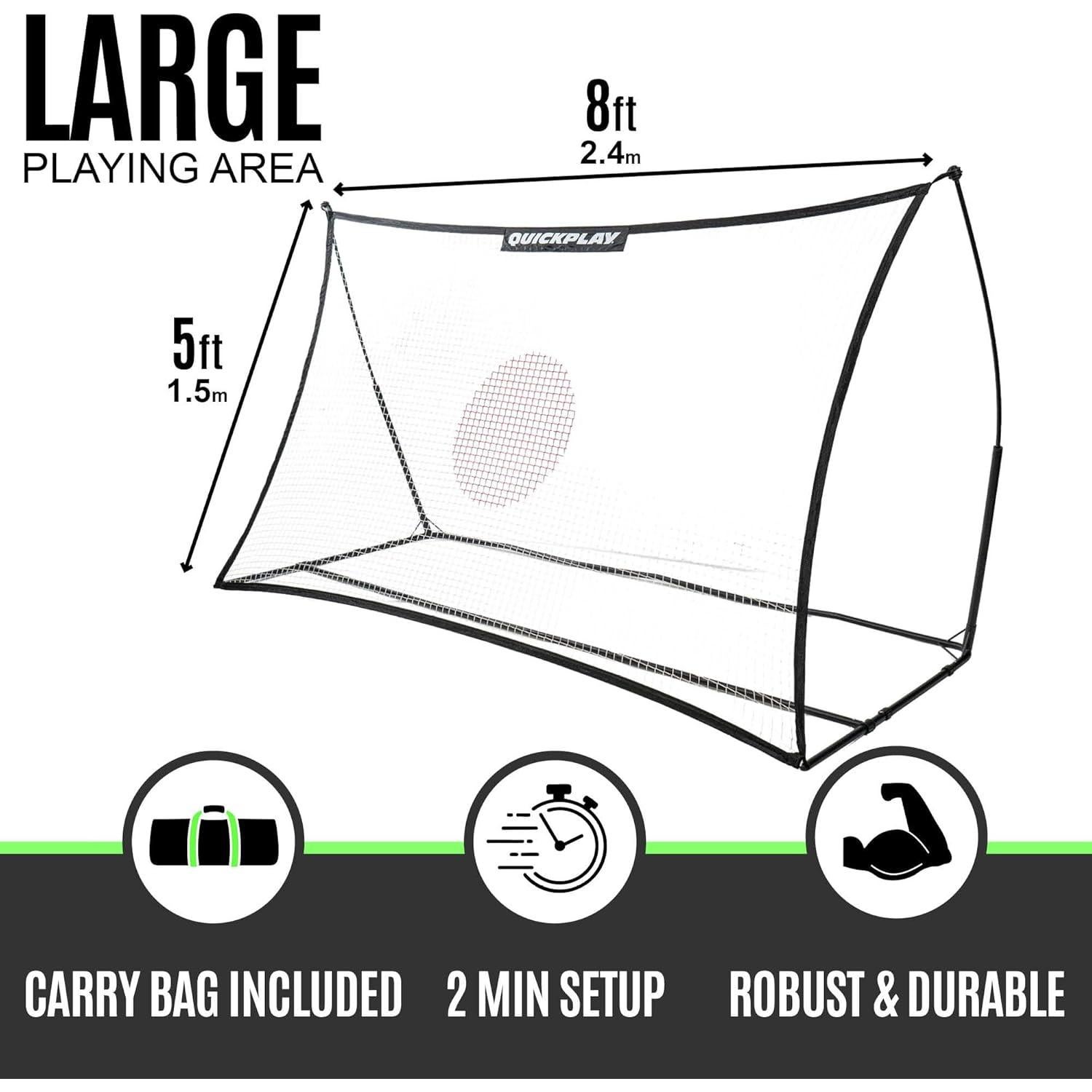 Rebotador de Fútbol QUICKPLAY Spot Target 2.44x1.52m Resistente