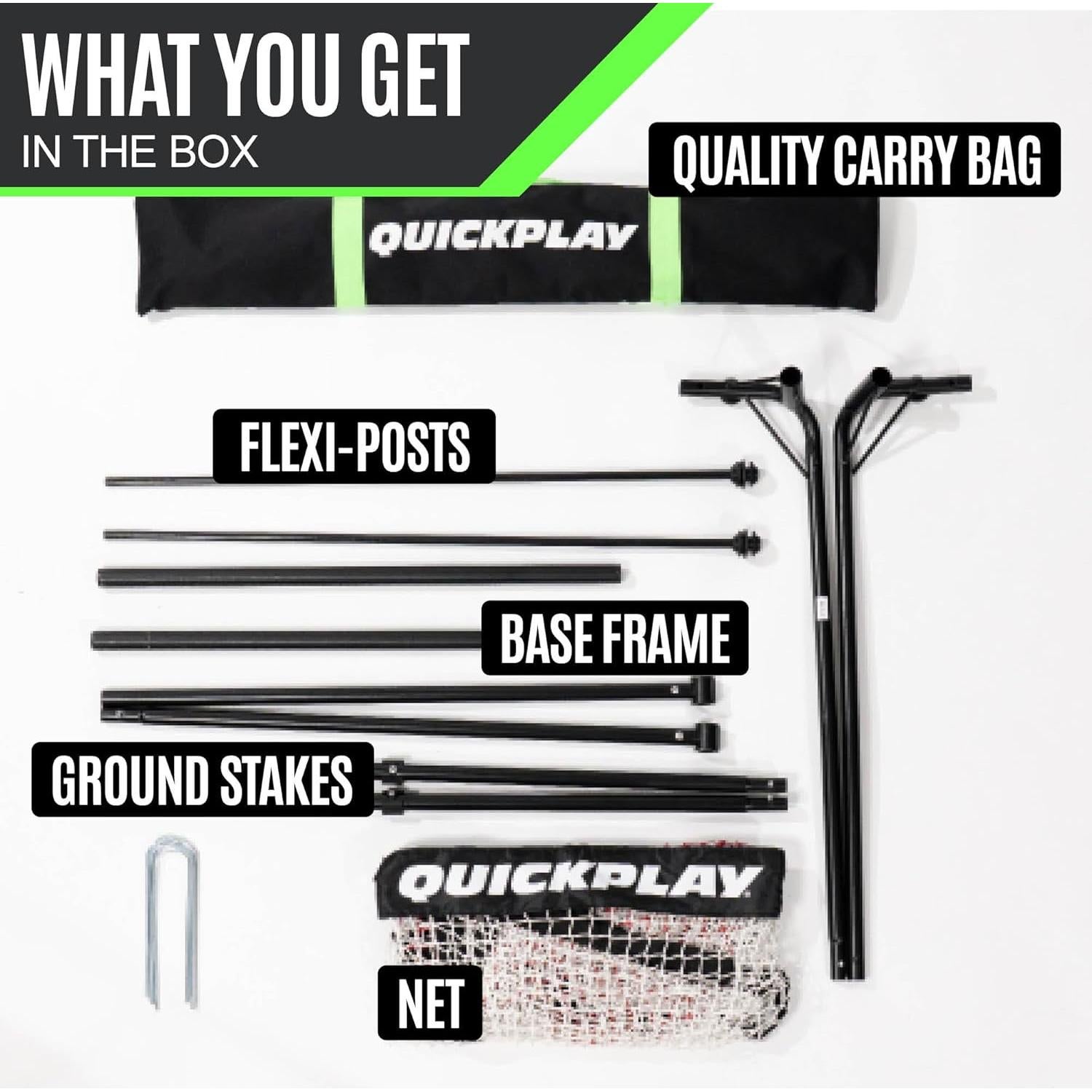 Rebotador de Fútbol QUICKPLAY Spot Target 2.44x1.52m Resistente