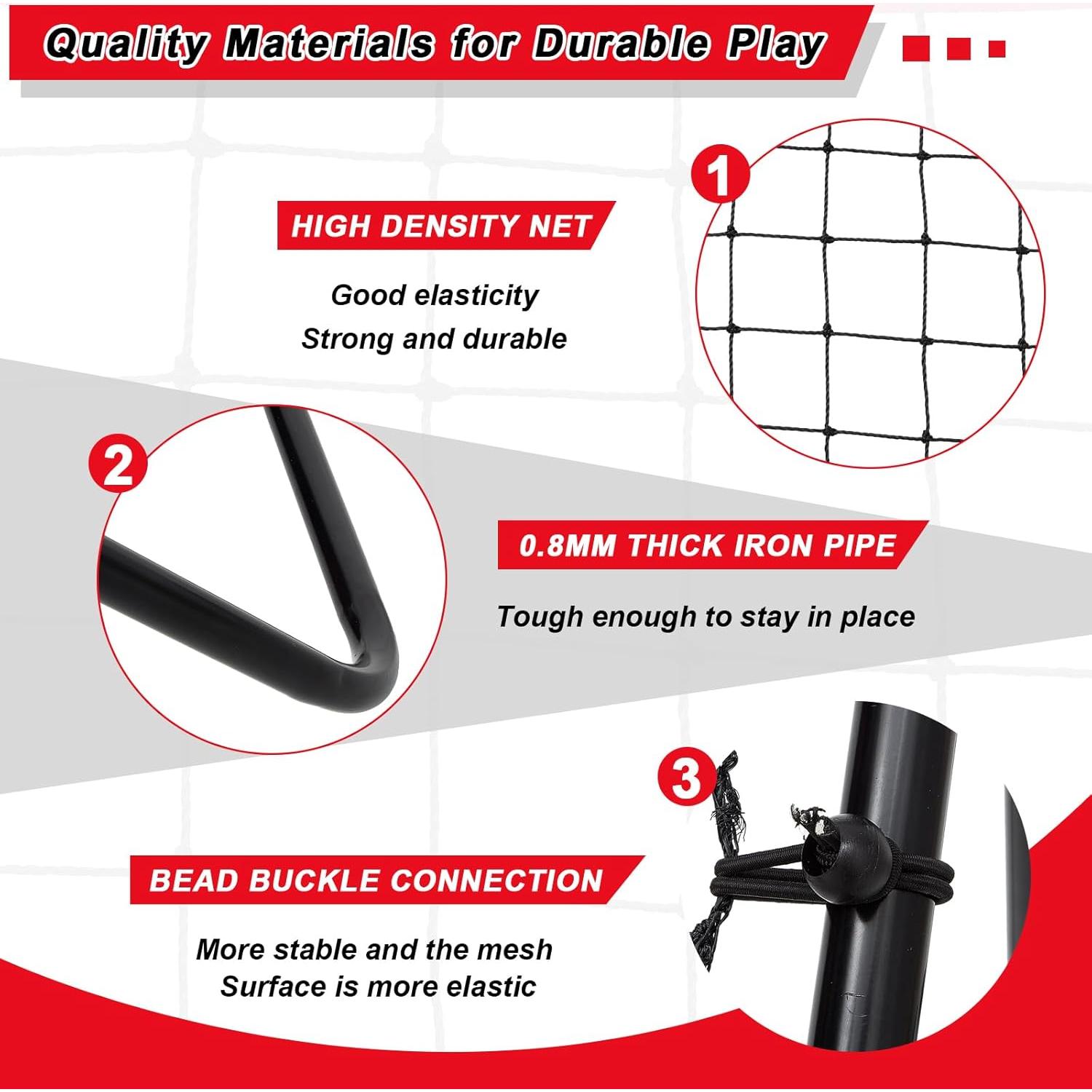 Reductor de Rebote de Fútbol Meooeck 106.68 cm Azul