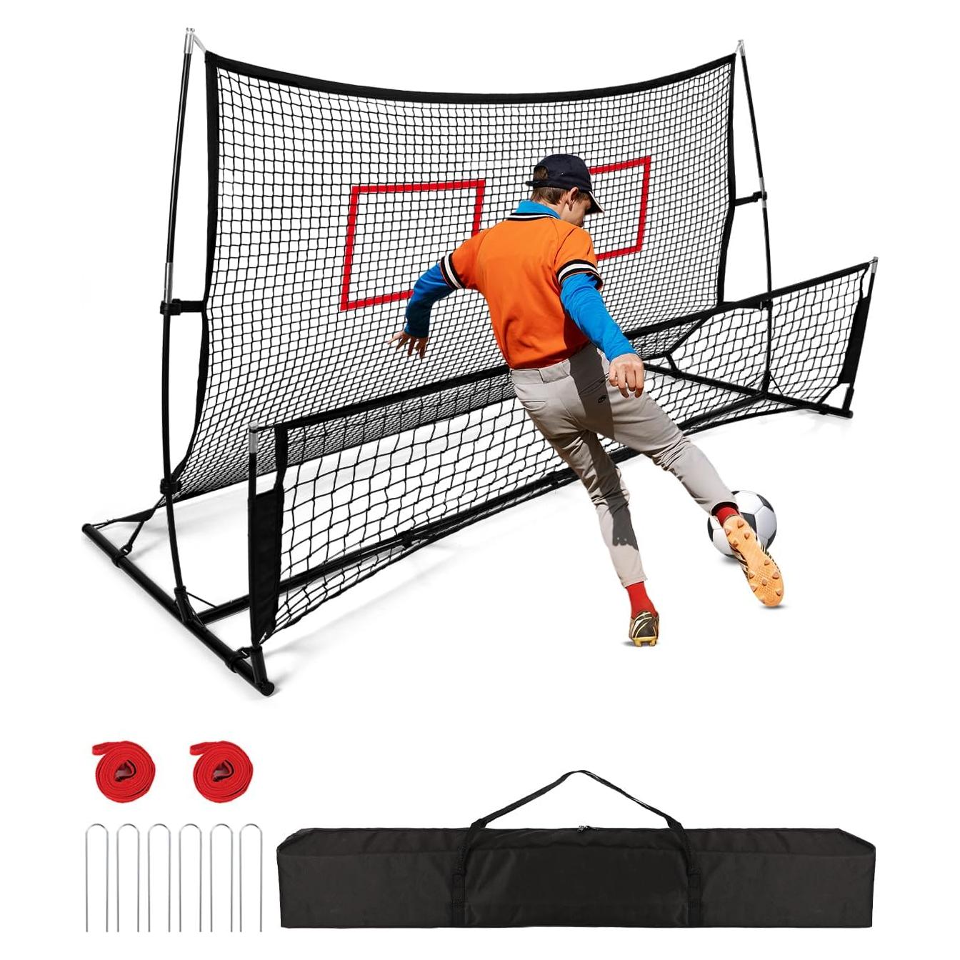 Rebotador de Fútbol 2 en 1 WGKLLY - Grande y Pequeño