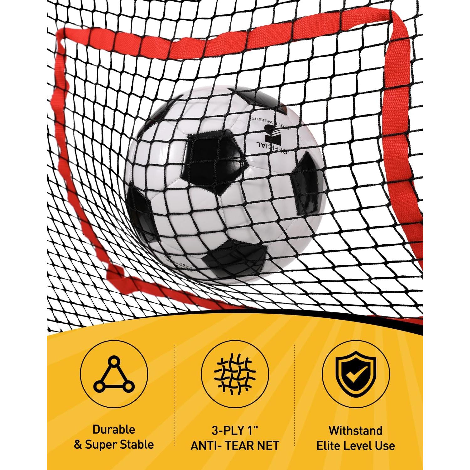 Rebotador de Fútbol 2 en 1 WGKLLY - Grande y Pequeño