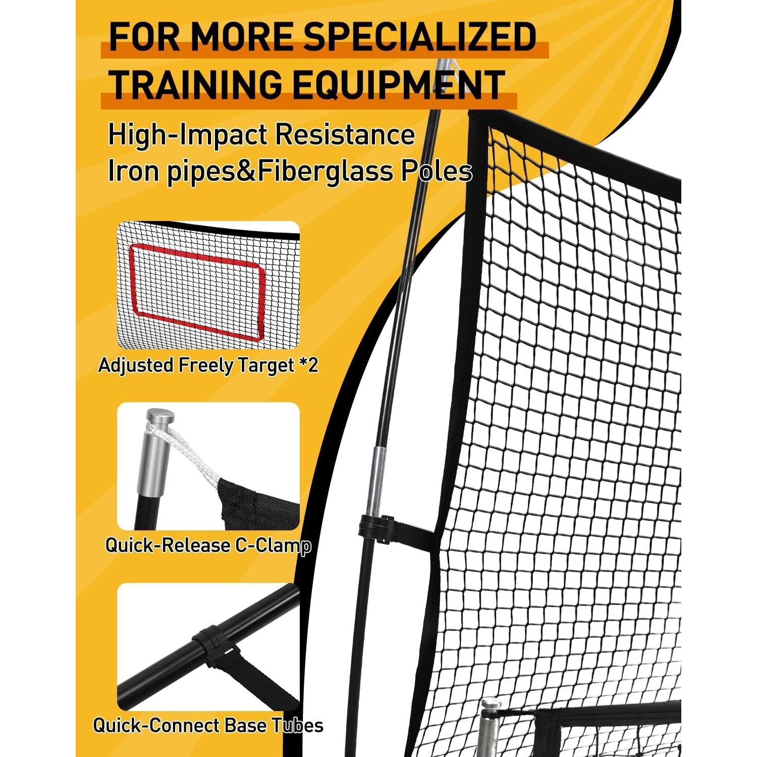 Rebotador de Fútbol 2 en 1 WGKLLY - Grande y Pequeño