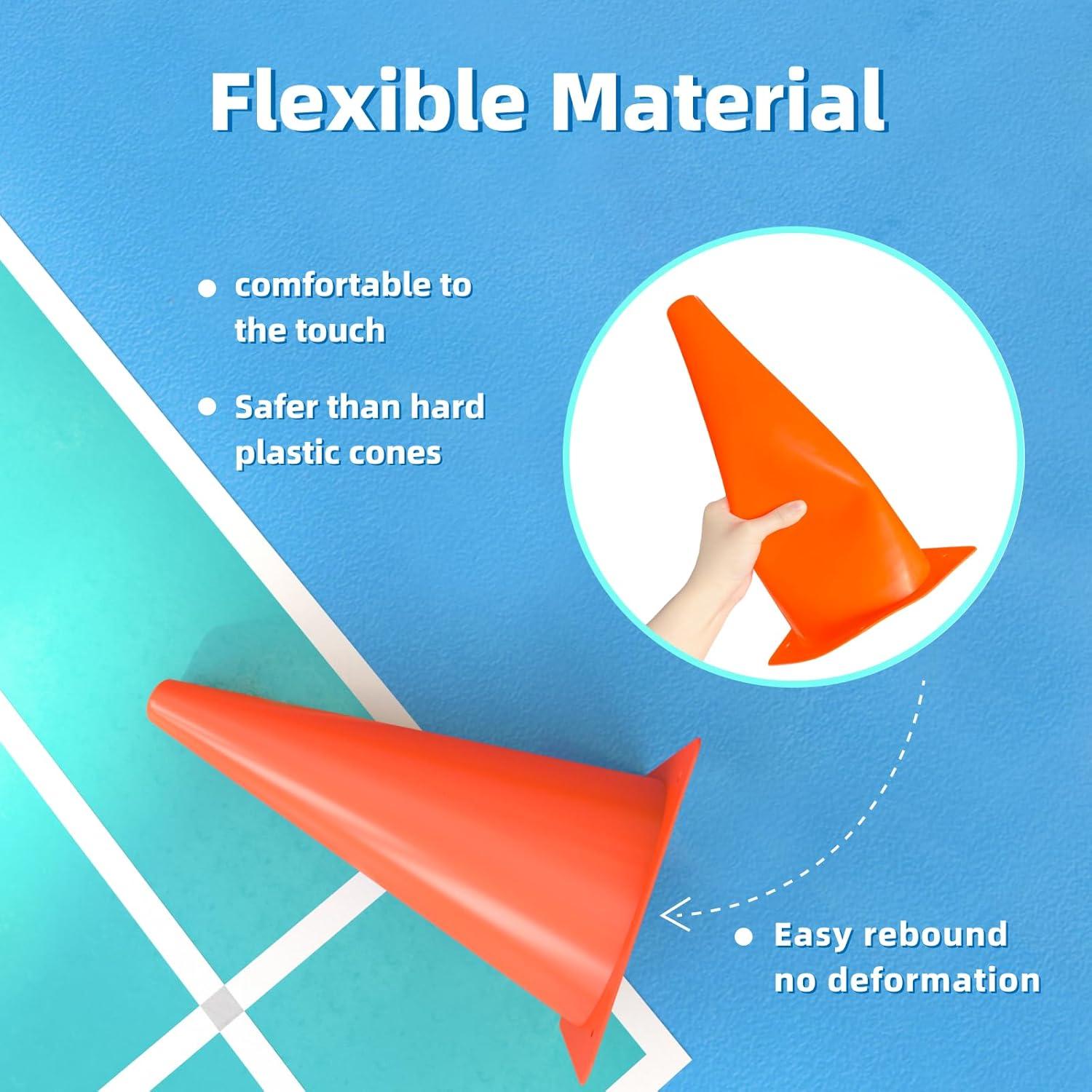 Conos de Entrenamiento Naranjas MDTMR 30 cm - Paquete de 10