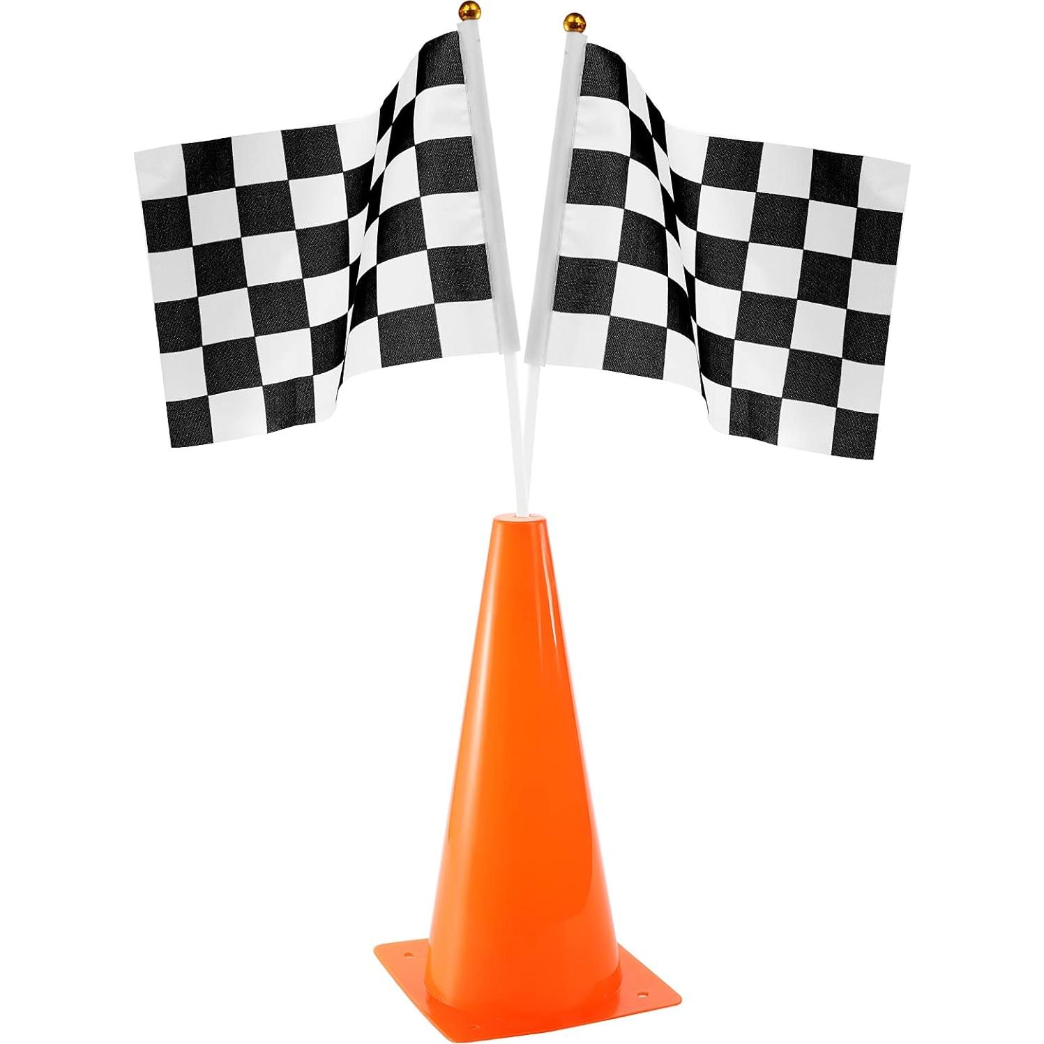 Conjunto de 12 Conos de Tráfico Naranjas Bekith 31.75 cm