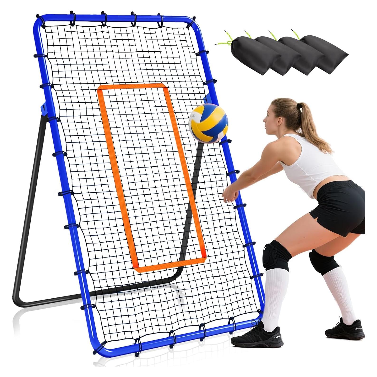 Red de Rebote de Voleibol Orealla S0019 2.13x1.22 m Ajustable
