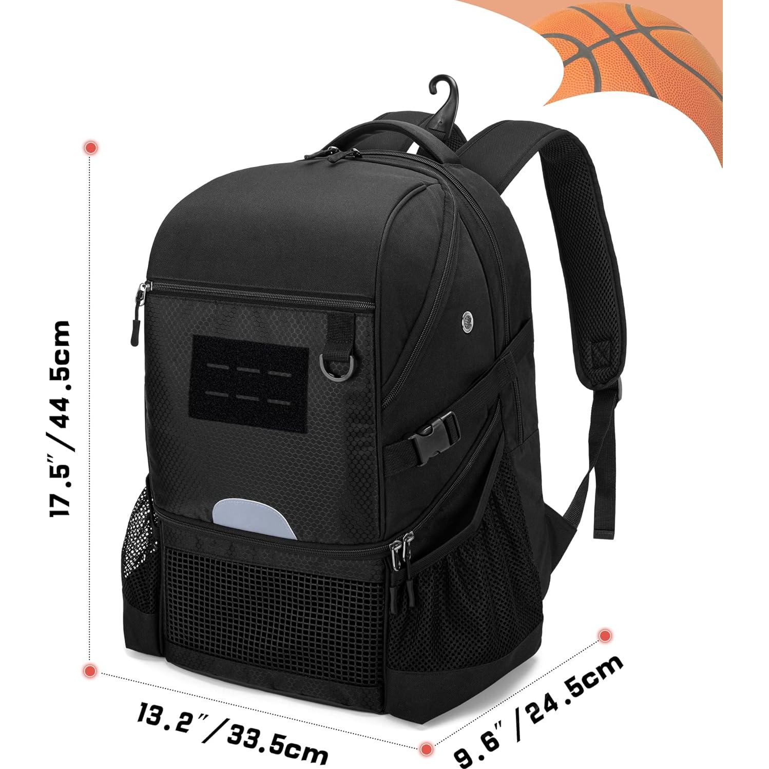 Mochila de Baloncesto DSLEAF con Compartimento para Balón y Zapatos