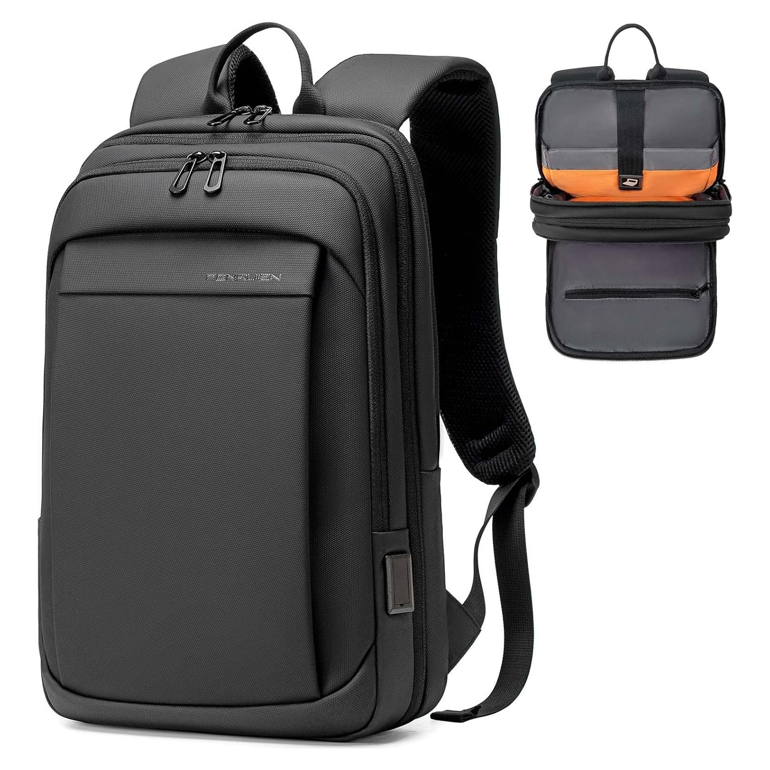 Mochila Expandible FENRUIEN para Laptop 15.6" Resistente